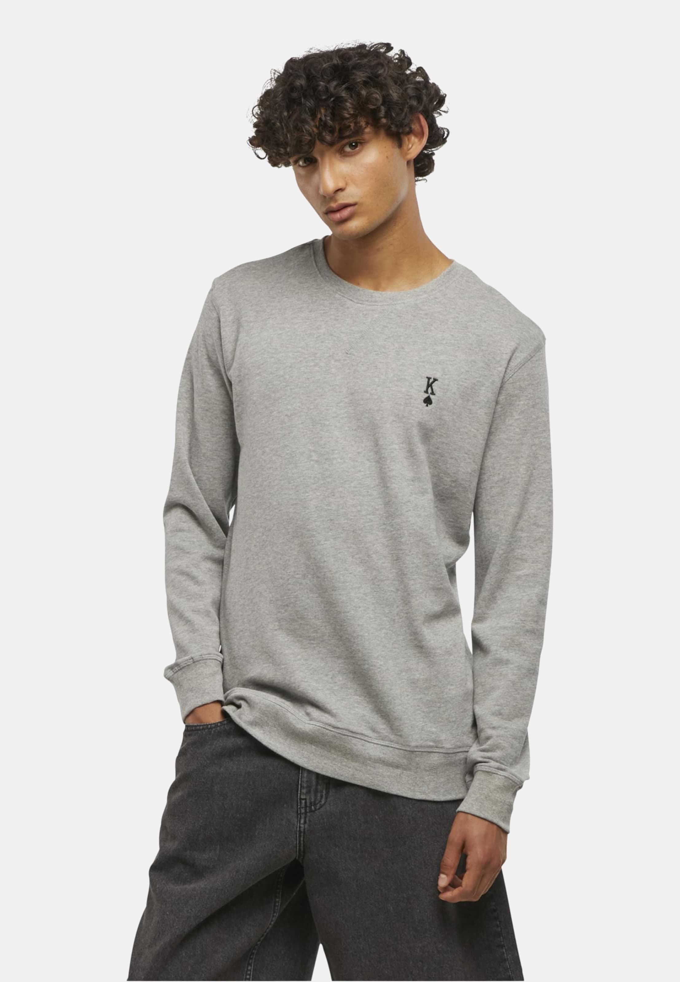 Mister Tee King Sign EMB Light Crew Sweatshirt