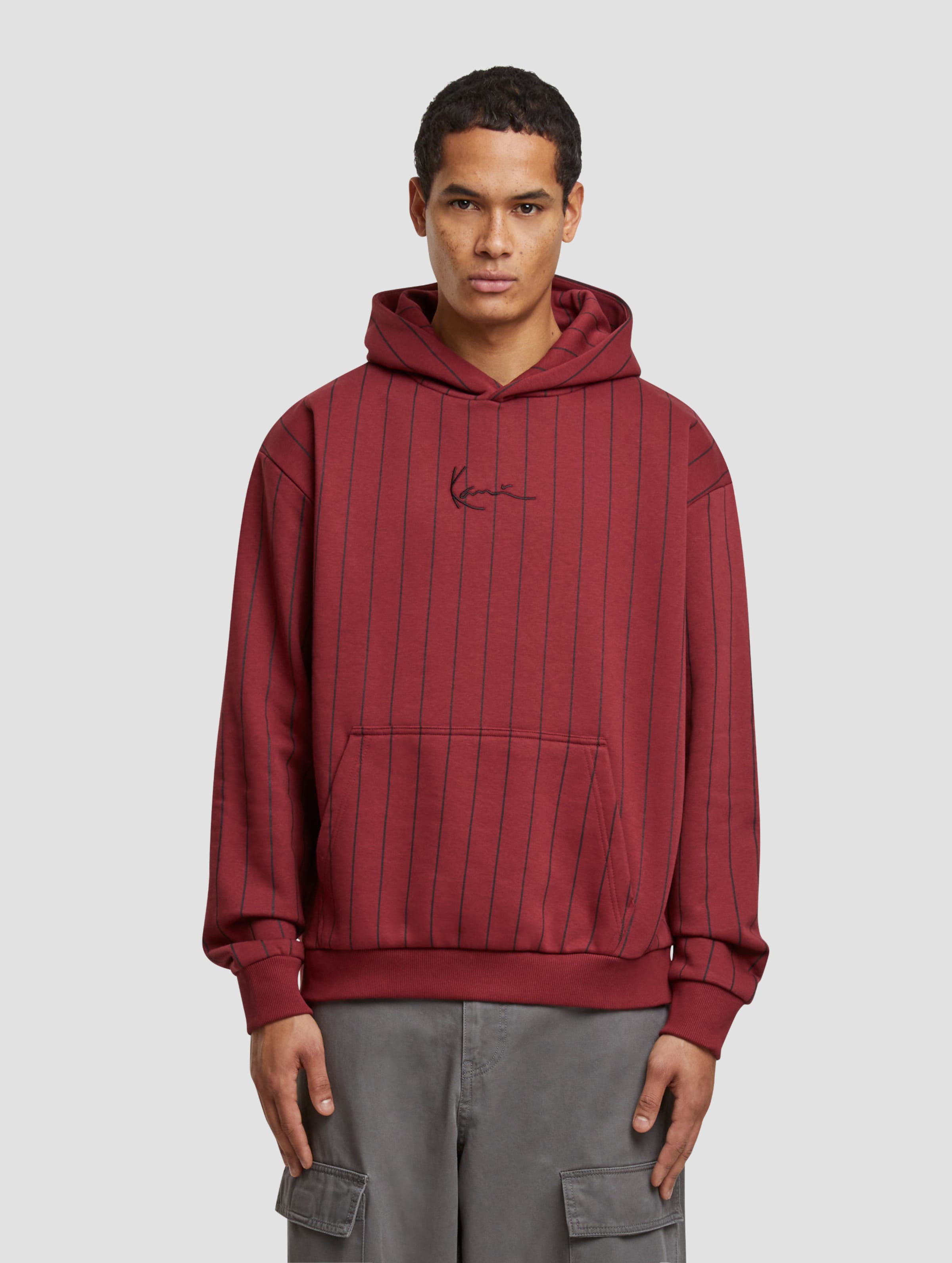 Karl Kani Small Signature Essential Pinstripe Hoodie