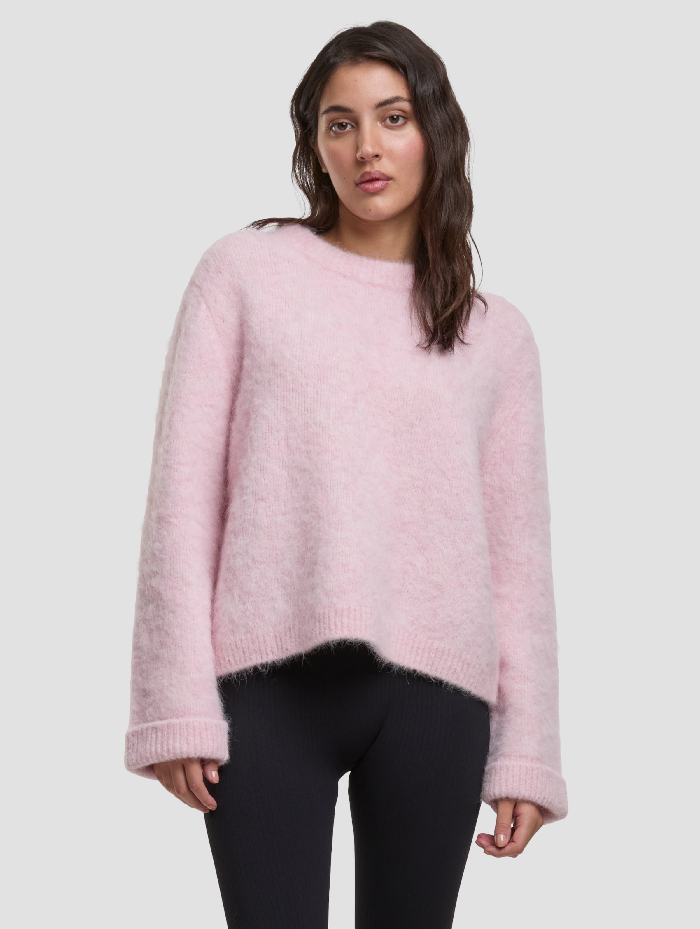 AMN-244-SW-24080449-132 AIMN Alpaca Knit Sweater