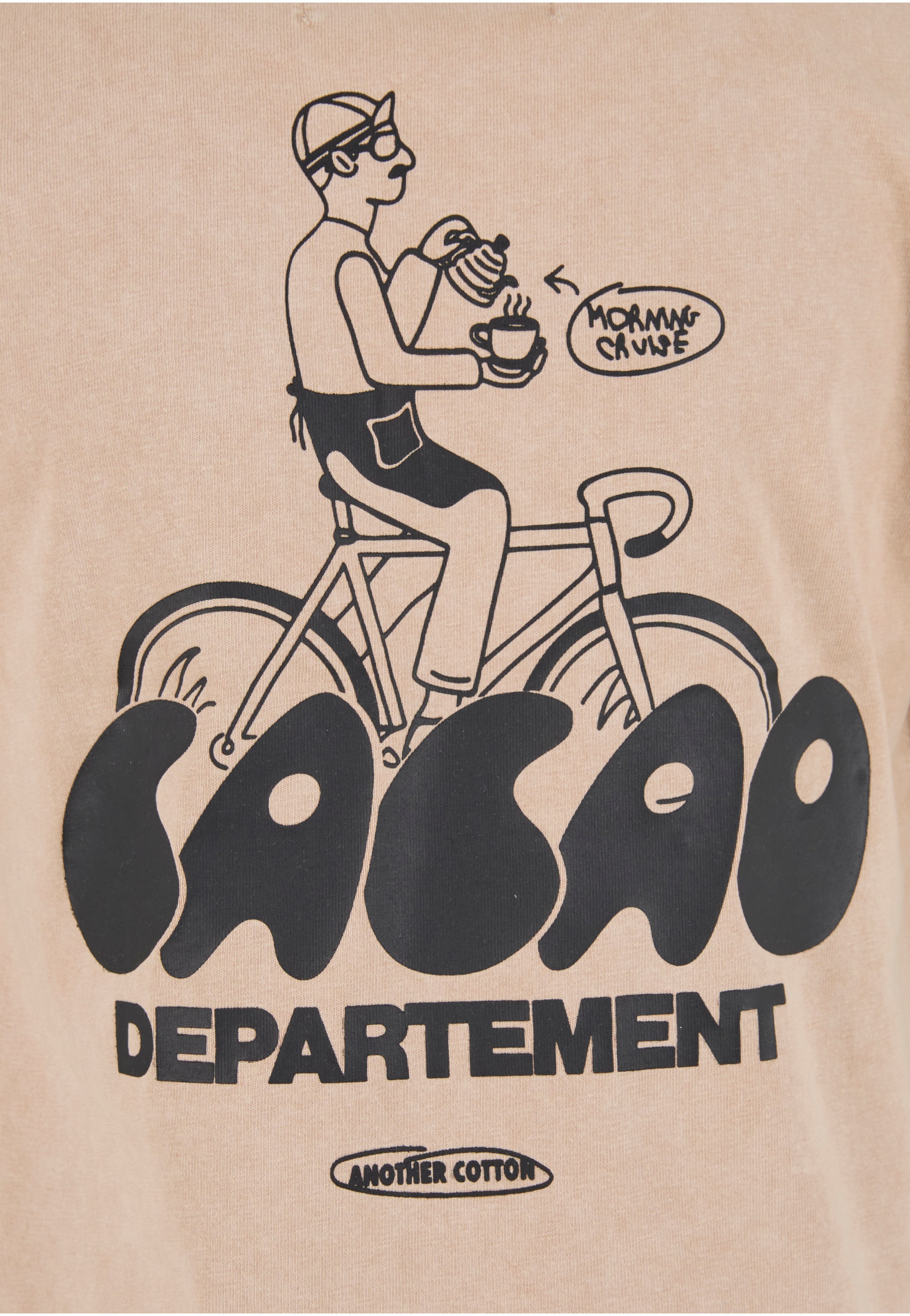 Another Cotton Lab Cacao Department Oversized T-Shirt Washed
