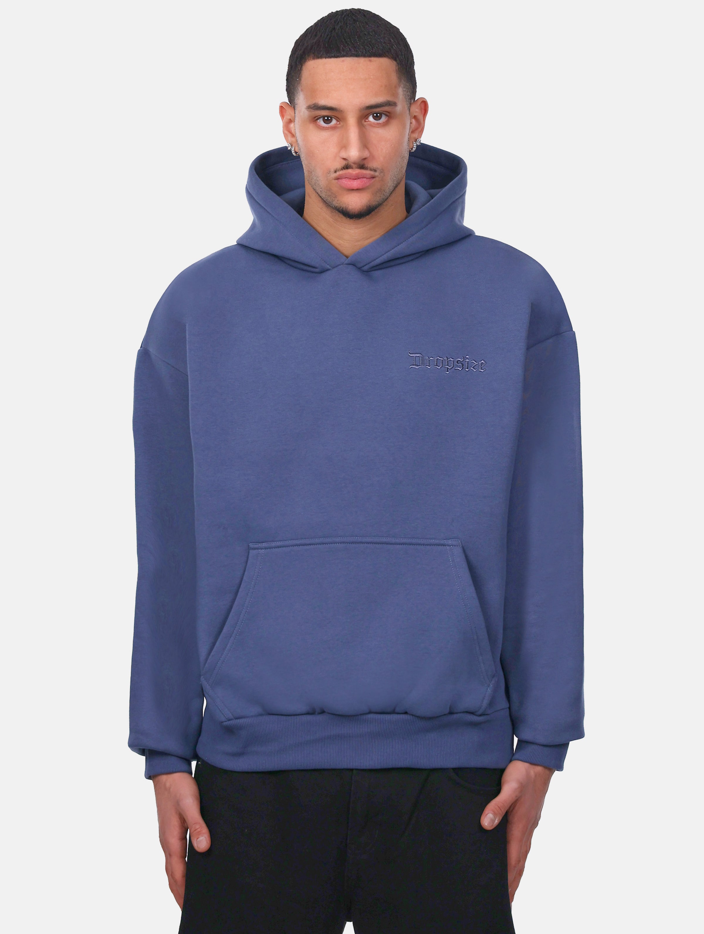 Dropsize HEAVY OVERSIZE EMBO HOODIE