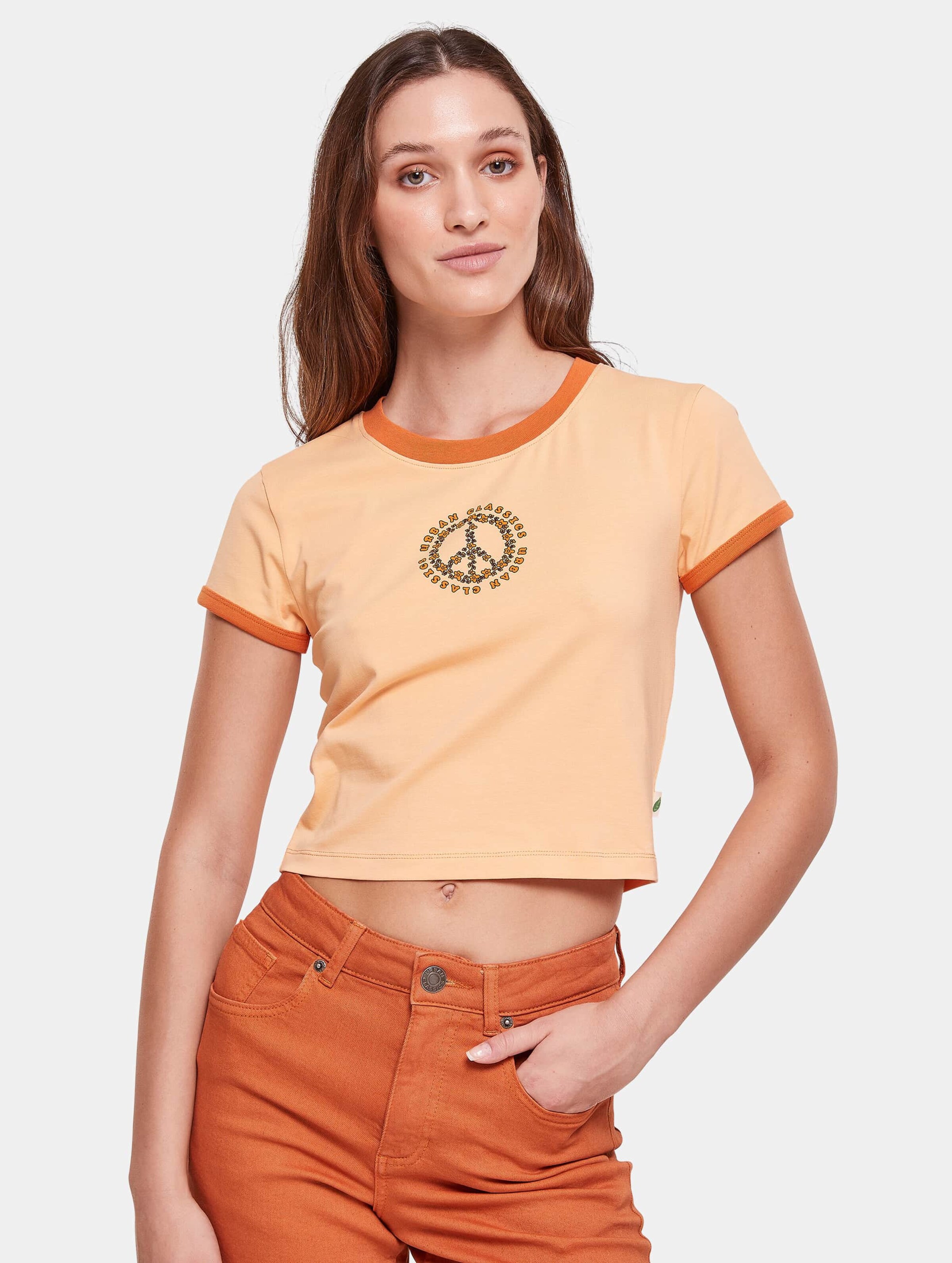 Urban Classics Ladies Stretch Jersey Cropped Tee