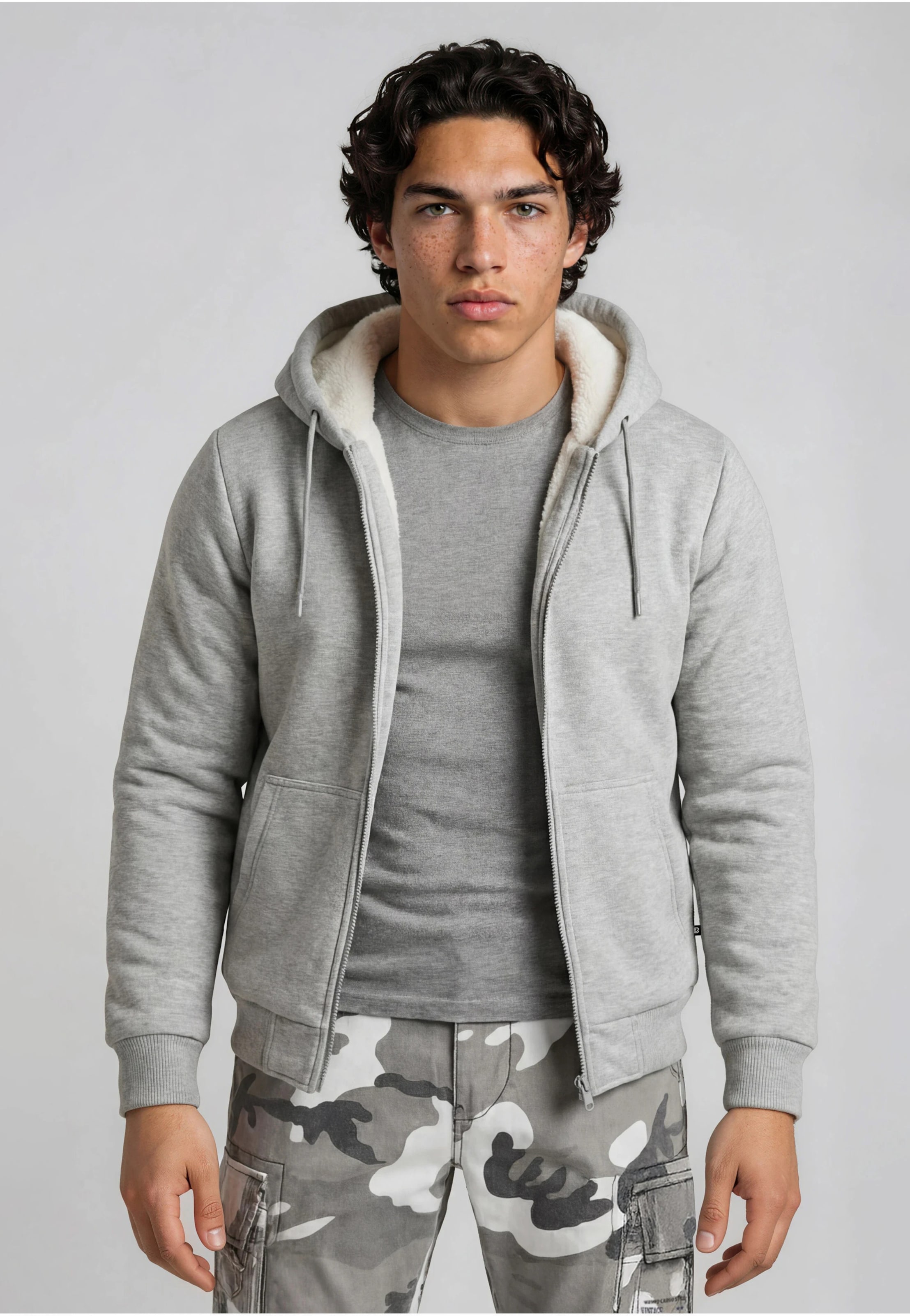 Brandit Sweatjacket Teddylining