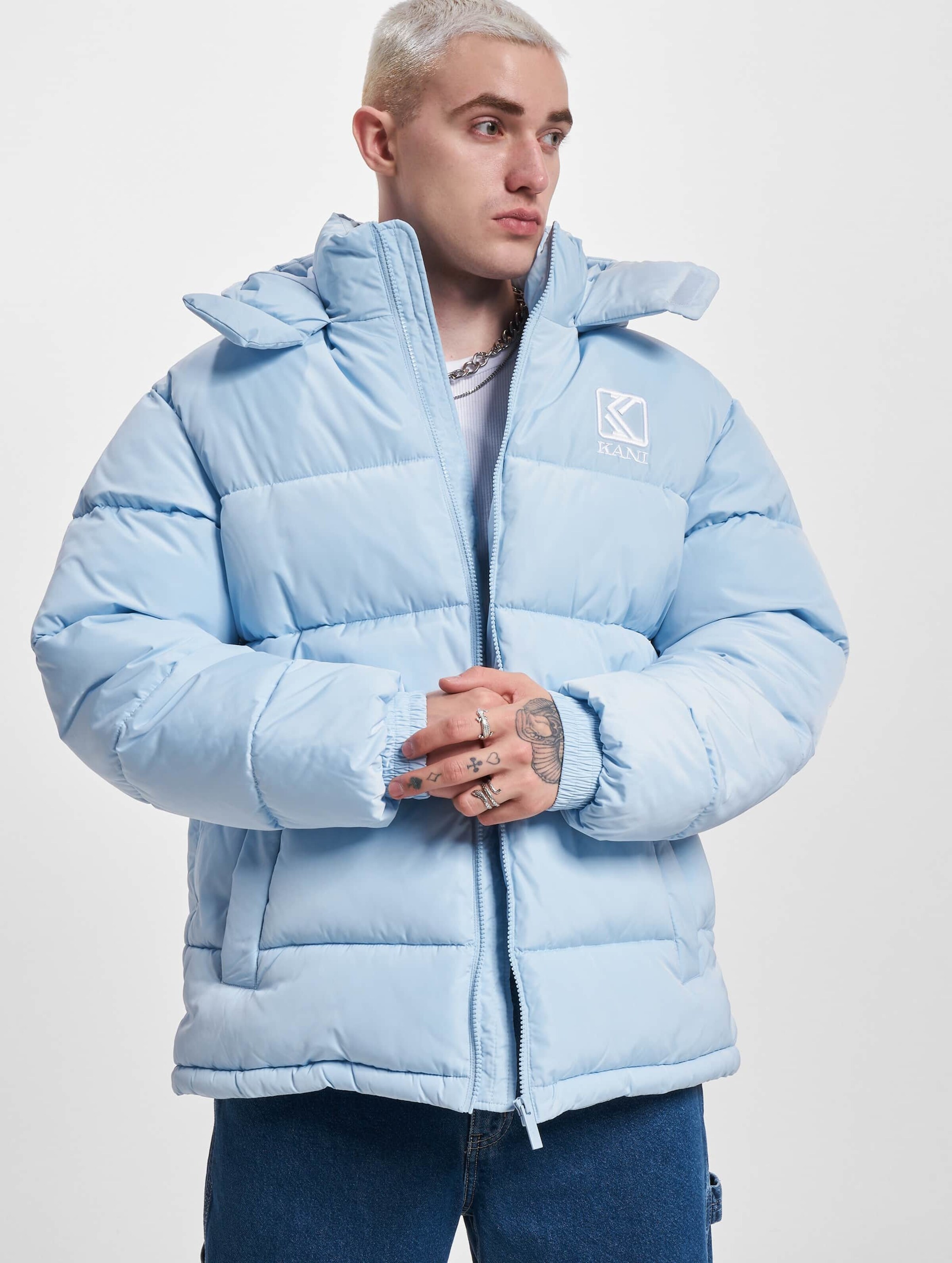 Karl Kani KM233-059-1 KK Og Hooded Puffer Jacket