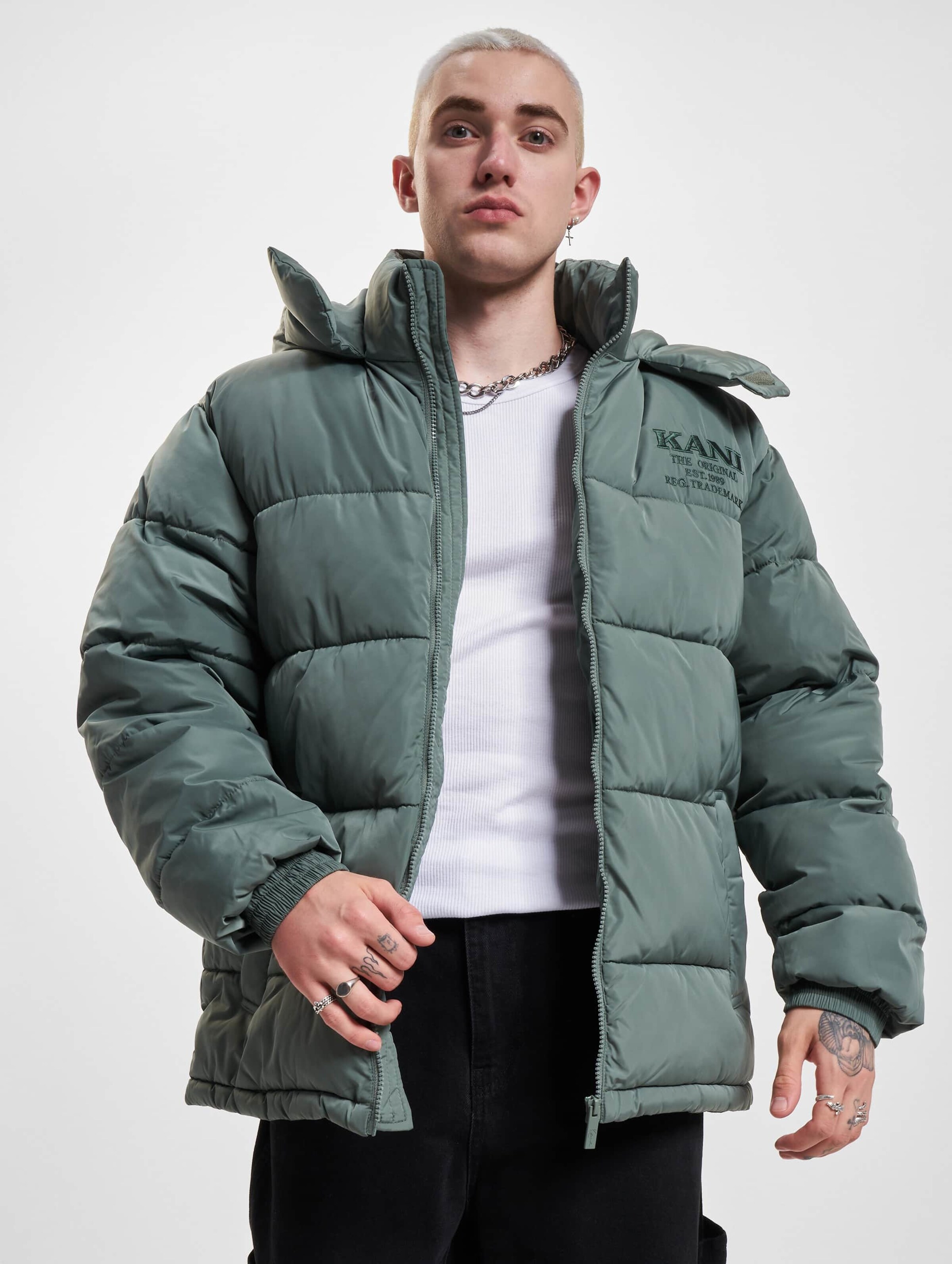 Karl Kani KM233-058-1 KK Retro Hooded Puffer Jacket