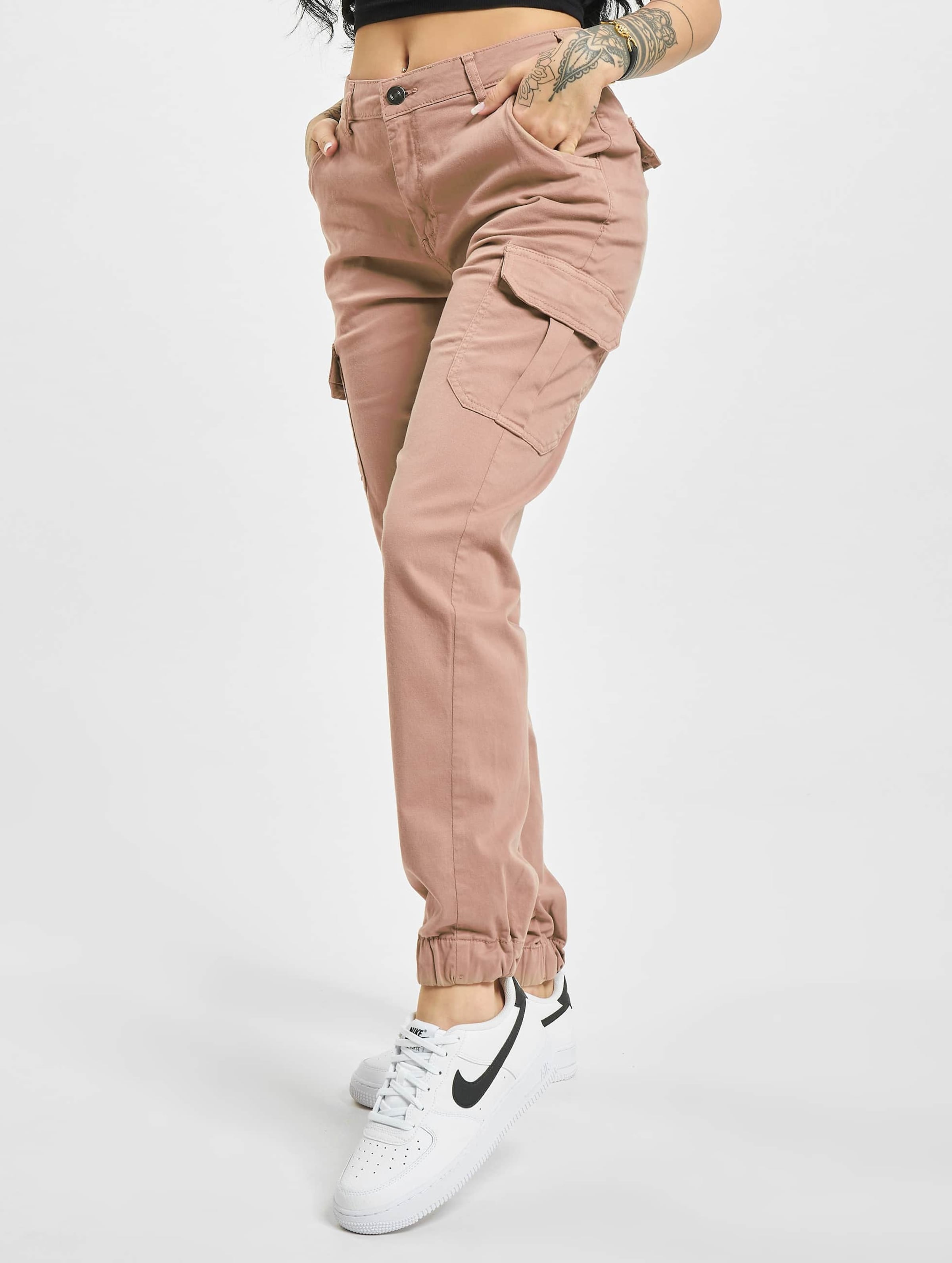 Urban Classics Ladies High Waist Cargo Pants