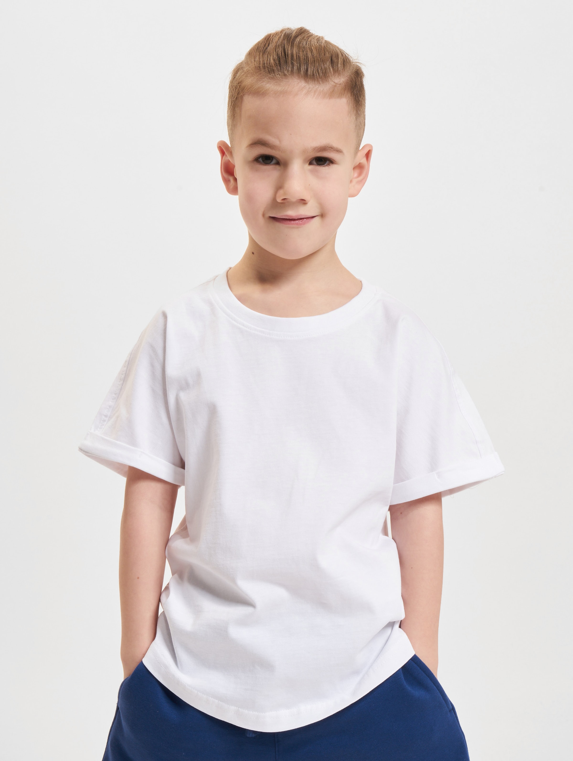 Urban Classics Boys Long Shaped Turnup Tee
