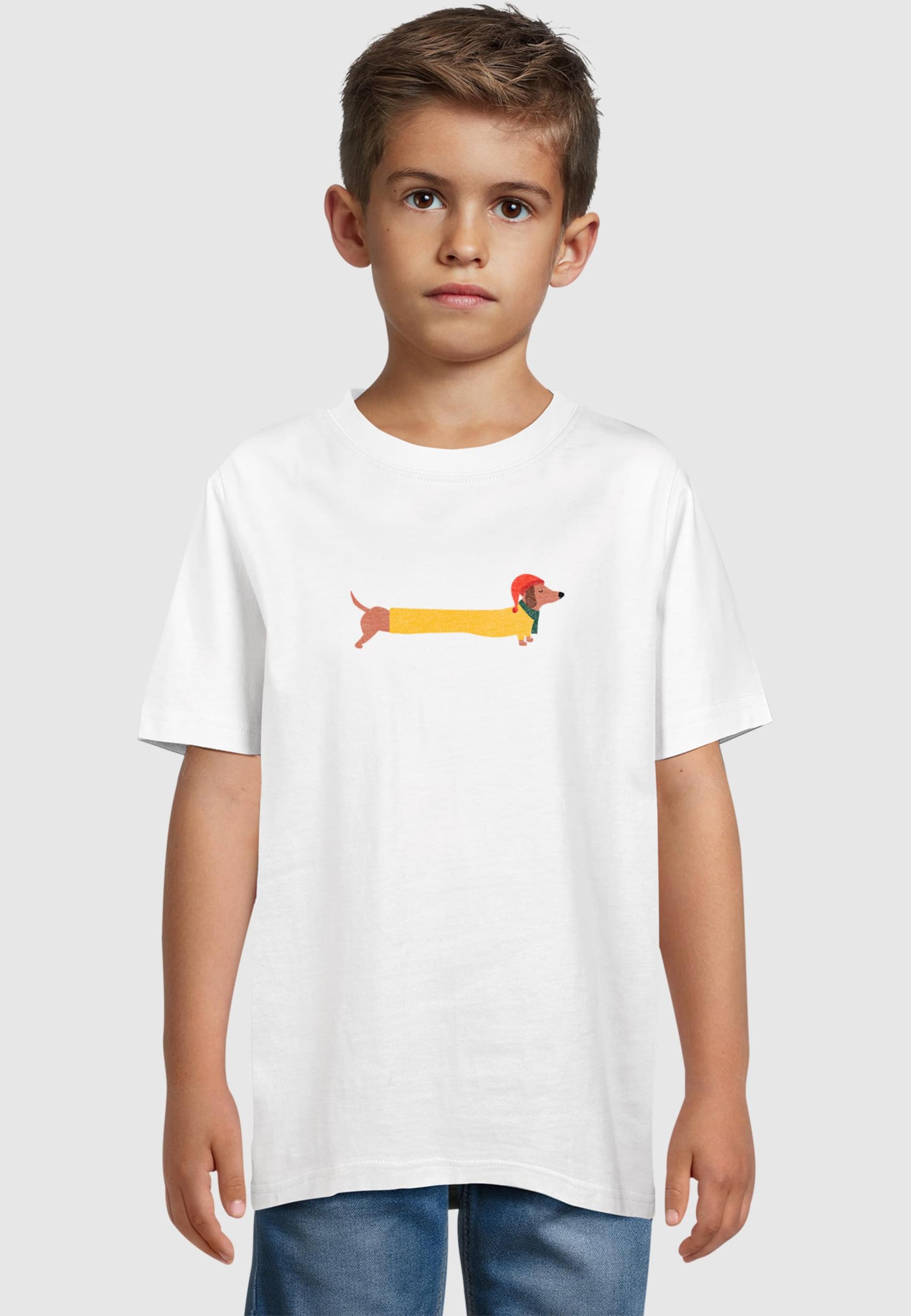 Merchcode Kids Christmas Dog Tee