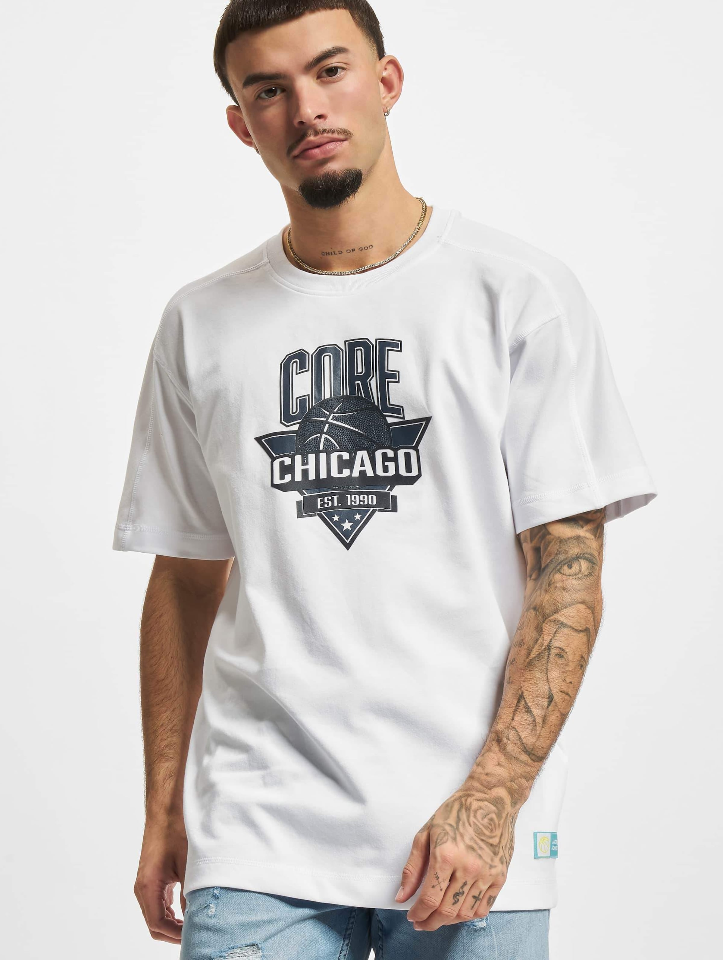 Jack & Jones Ball Logo Crew Neck T-Shirt