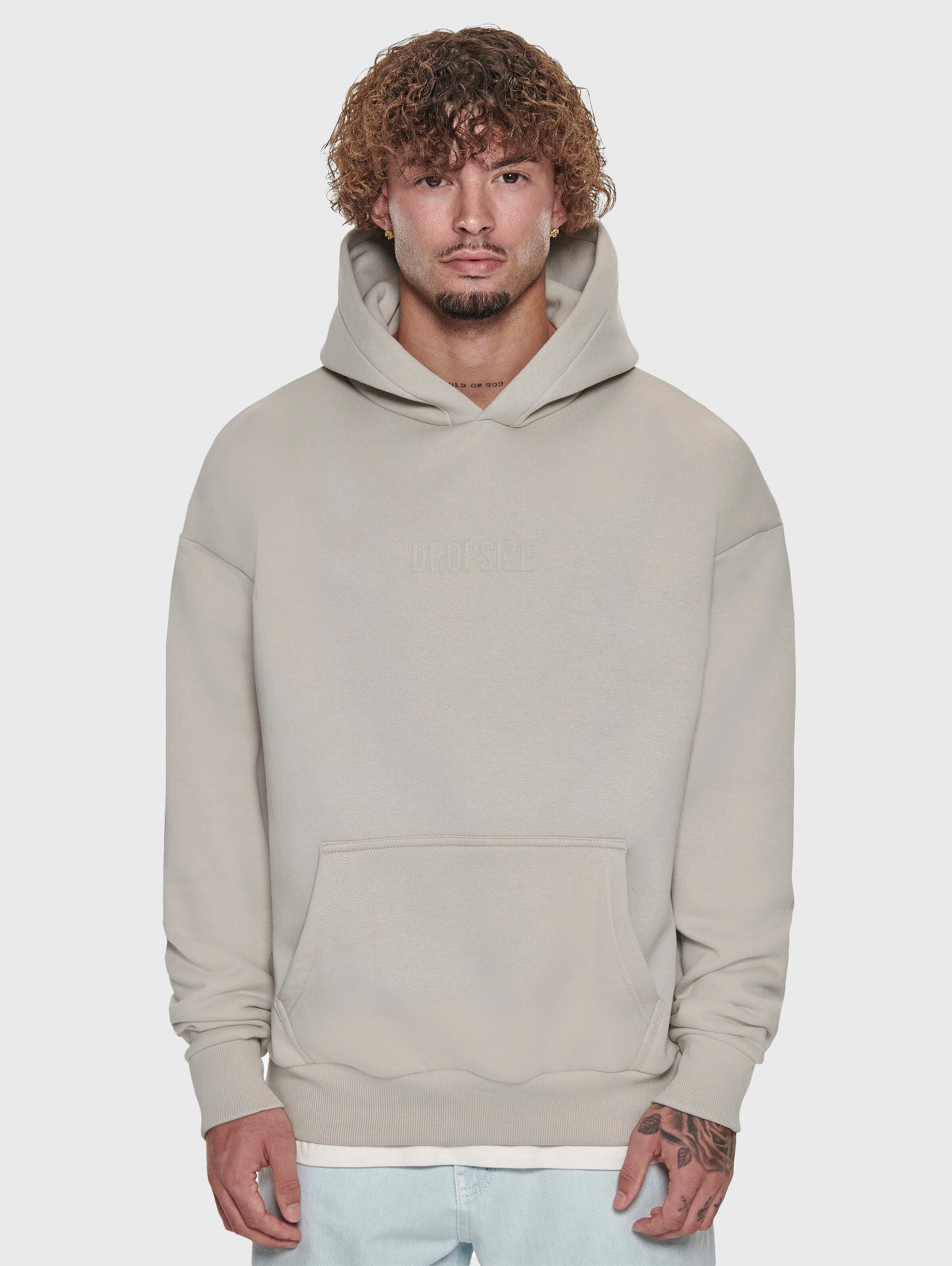 Dropsize Heavy Oversize Center HD Hoodie