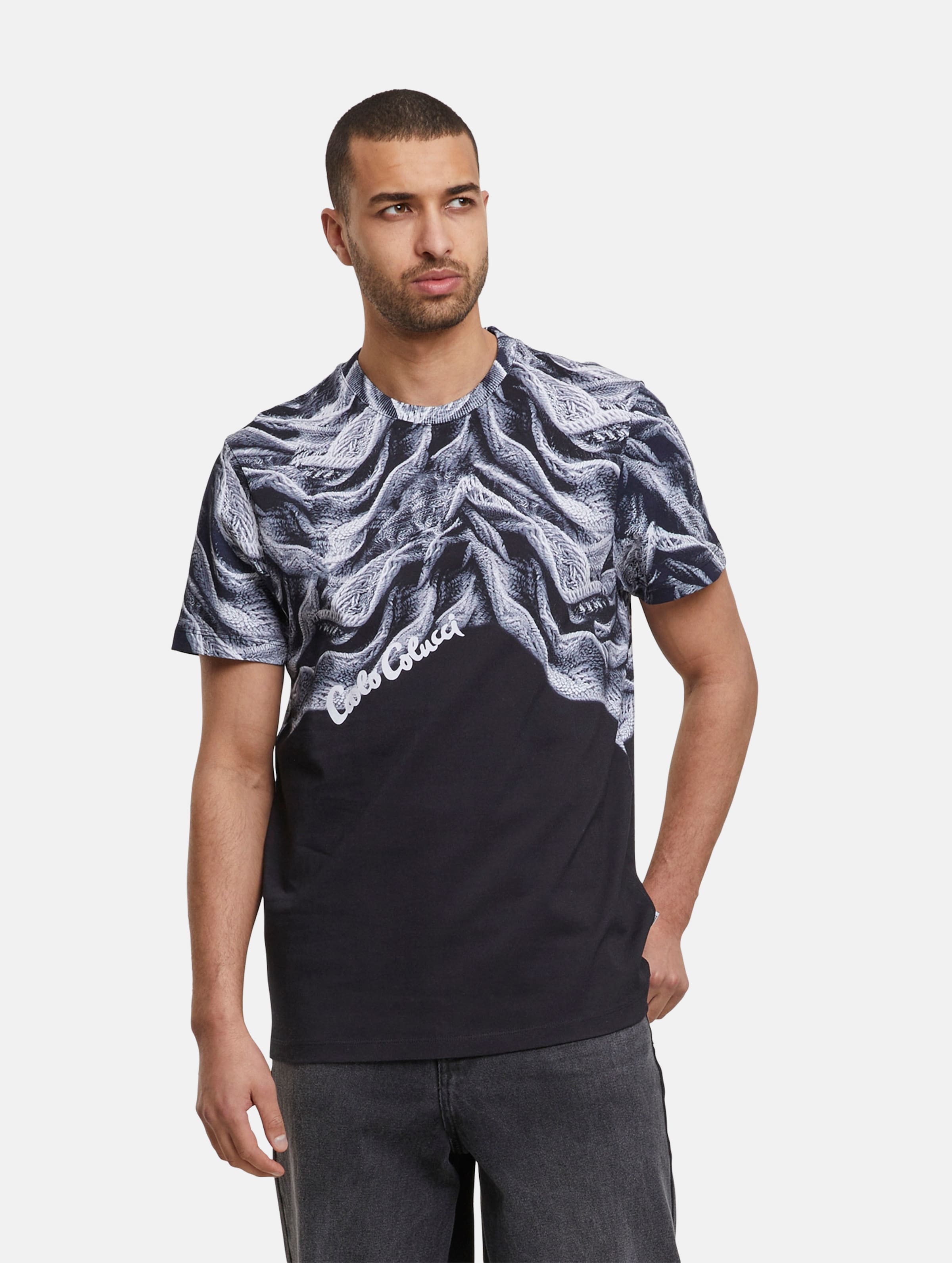 Carlo Colucci Artificial Knit T-Shirt