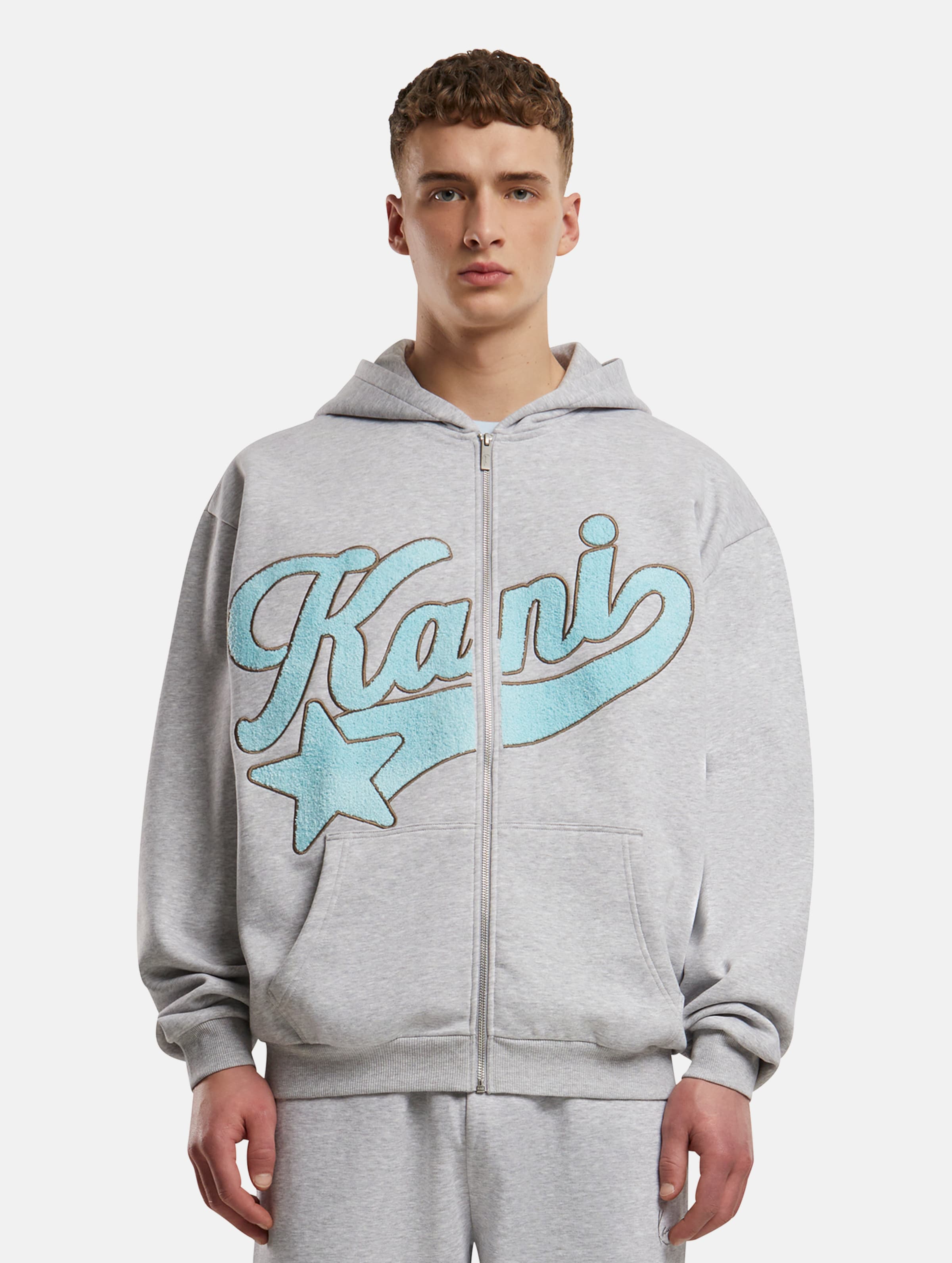 Karl Kani Star Logo Oversized Full Zip Hoodie