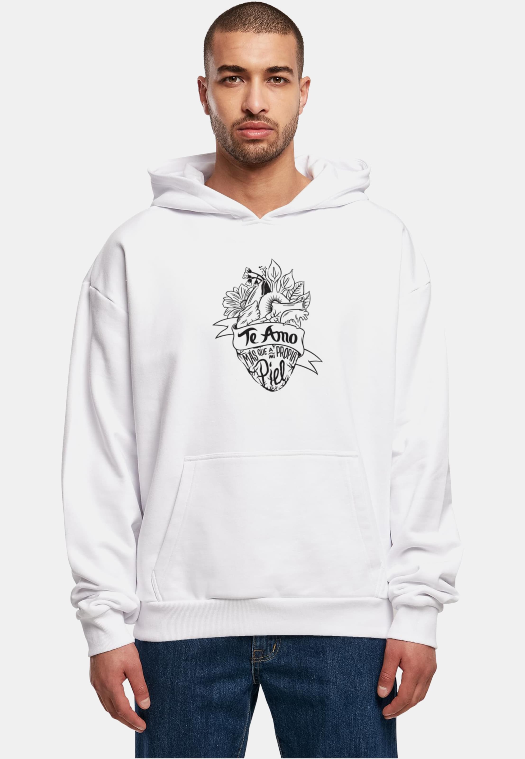 Merchcode Frida Kahlo - Te amo outline Ultra Heavy Hoody