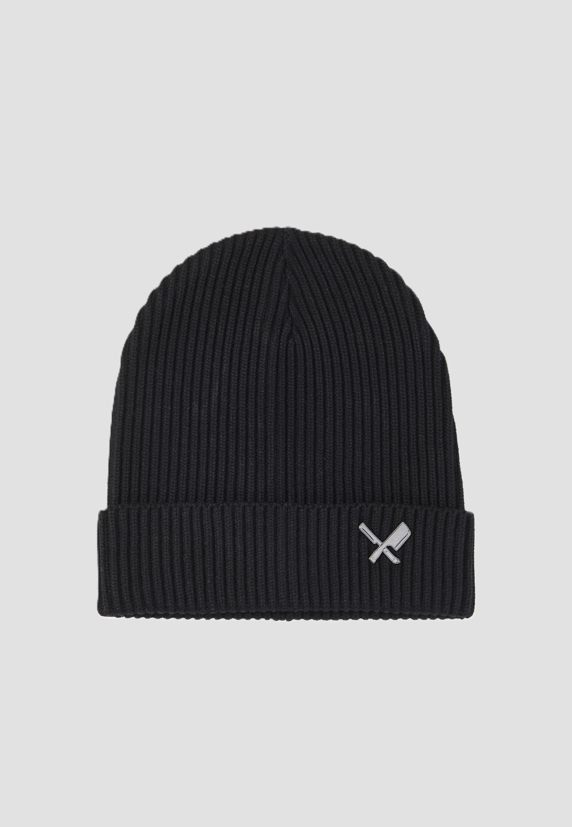 Distorted People Metal Plate Blades Rib Beanie