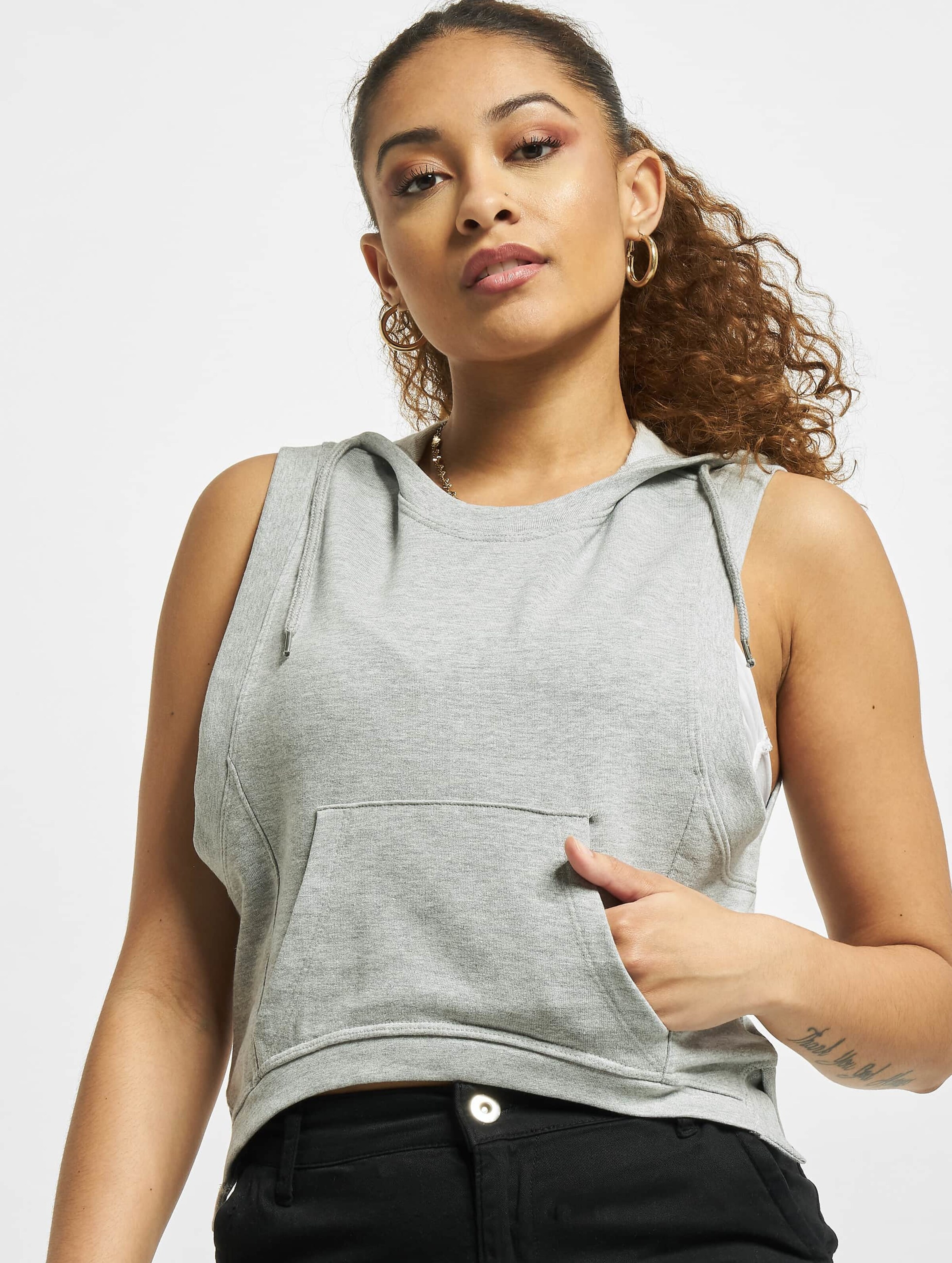 Urban Classics Ladies Hooded Terry Tank