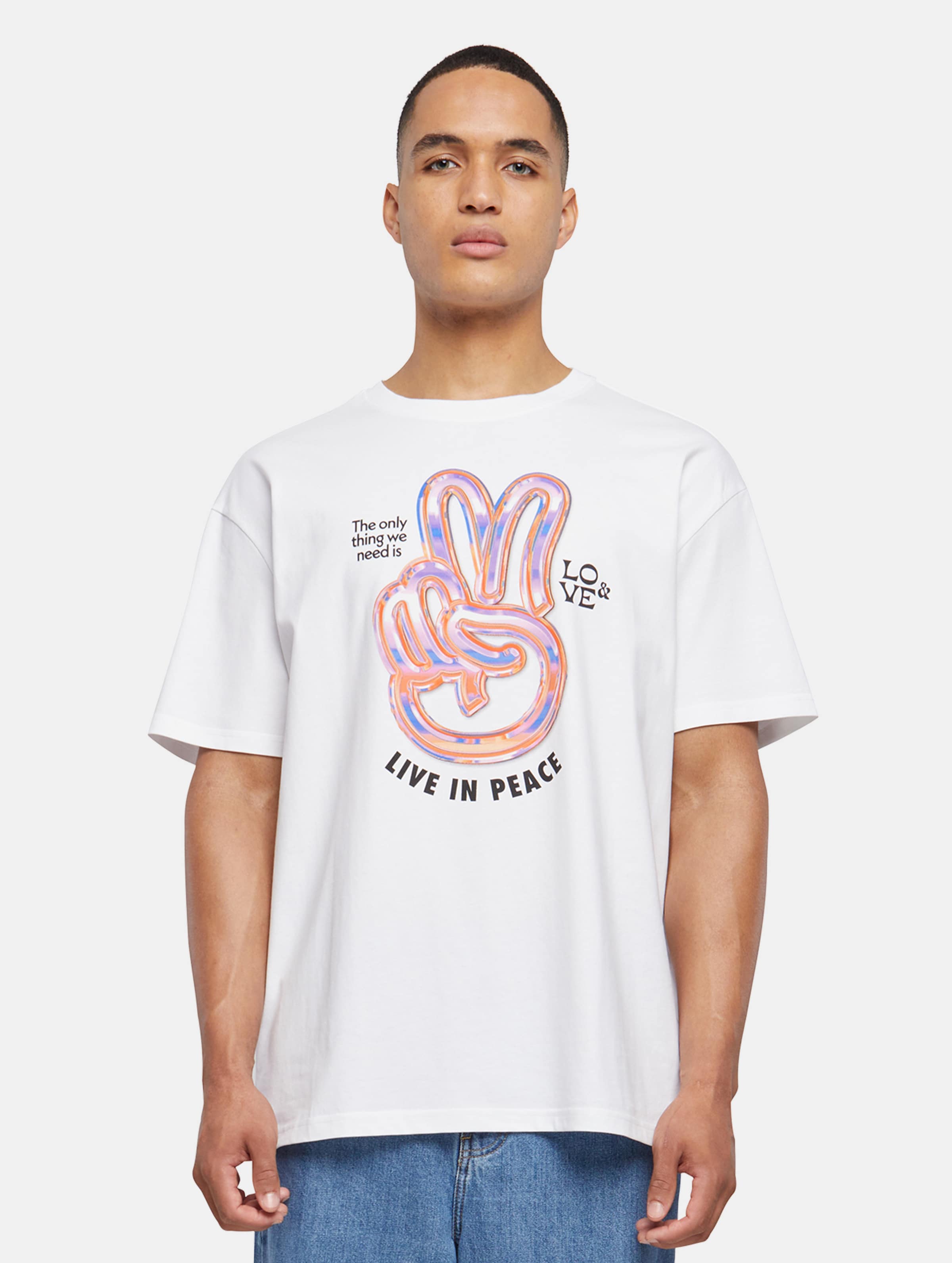 Mister Tee Upscale Live in Peace Oversize