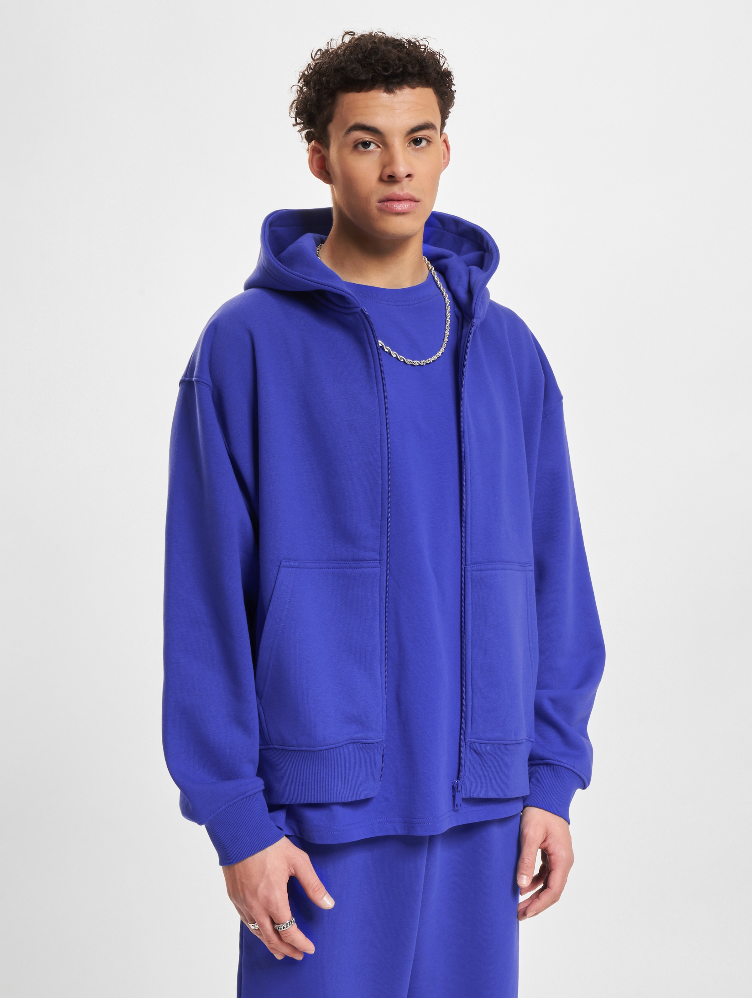 DEF Oversized Zip Hoodie