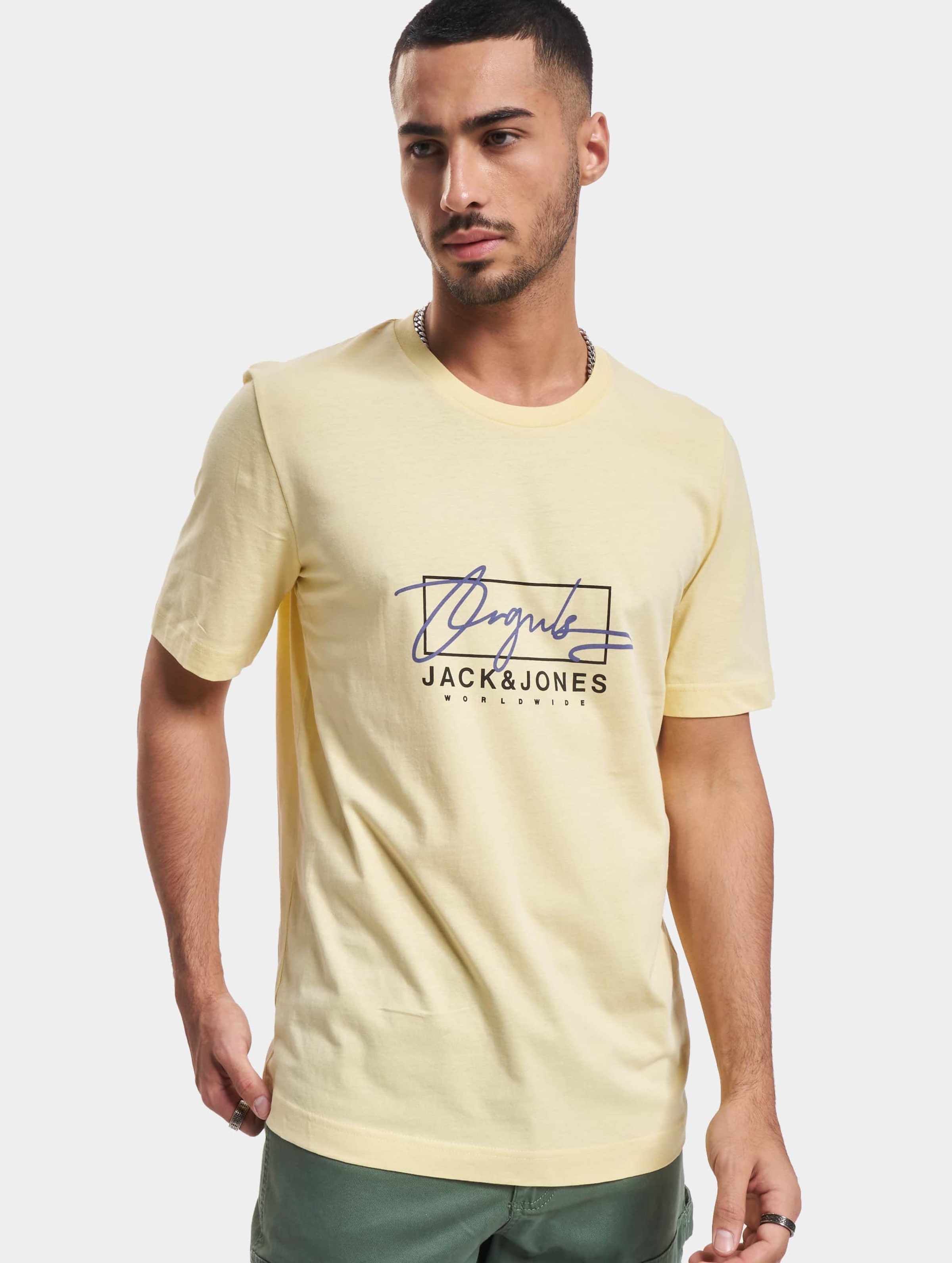 Jack & Jones Splash Branding Crew Neck T-Shirt