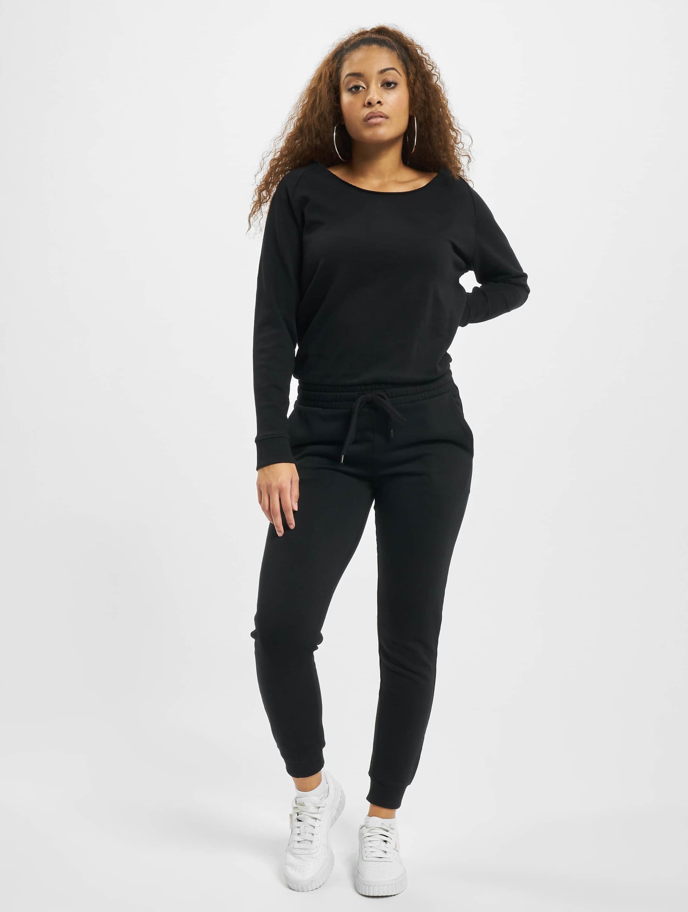 Urban Classics Ladies Long Sleeve Terry Jumpsuit