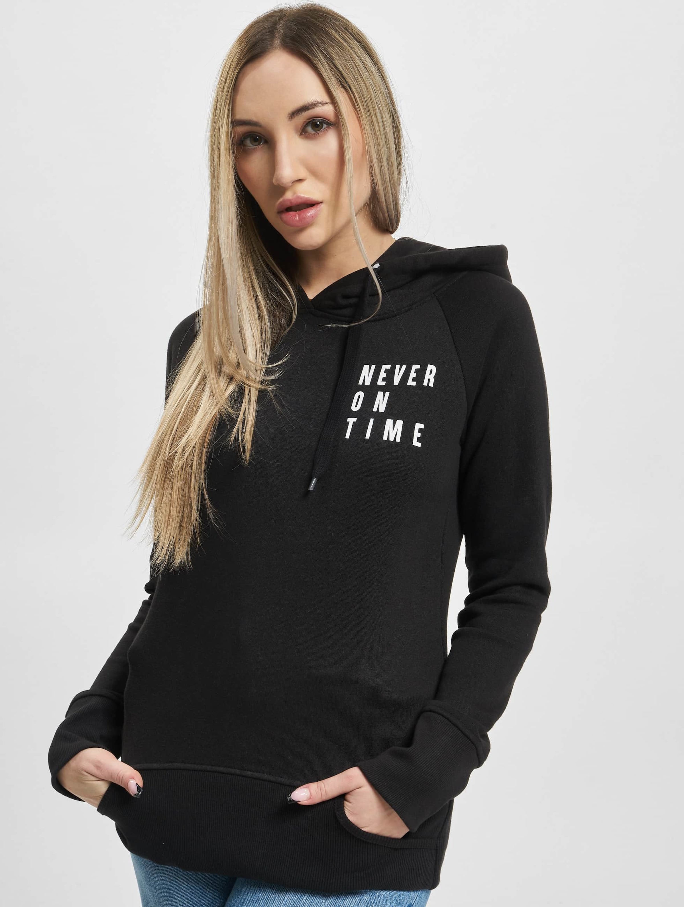 Mister Tee Ladies Never On Time Hoody