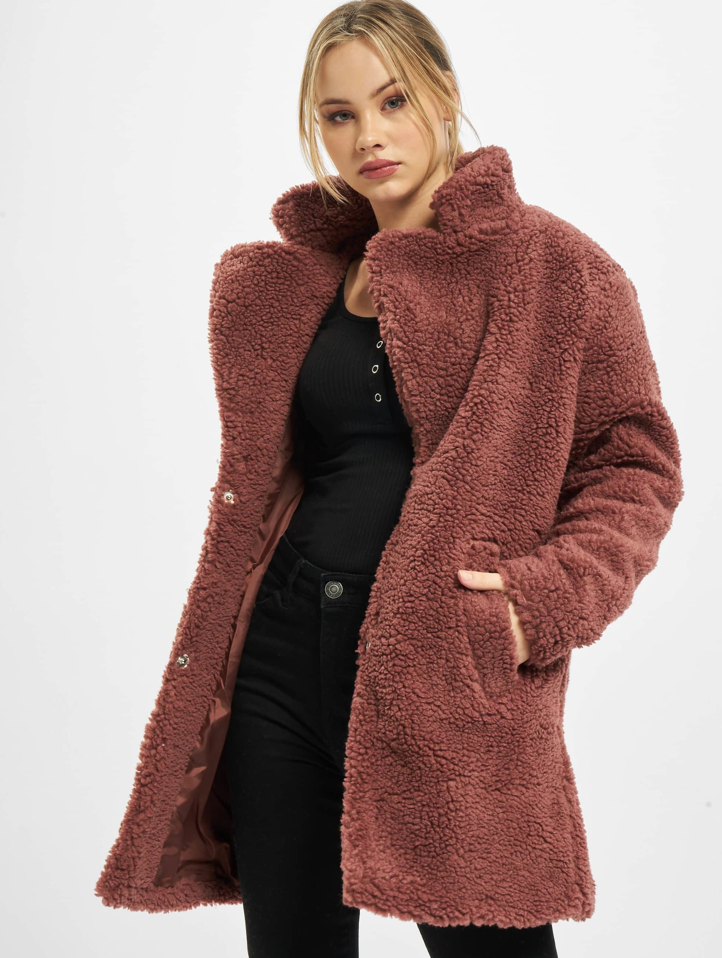 Urban Classics Ladies Oversized Sherpa Coat