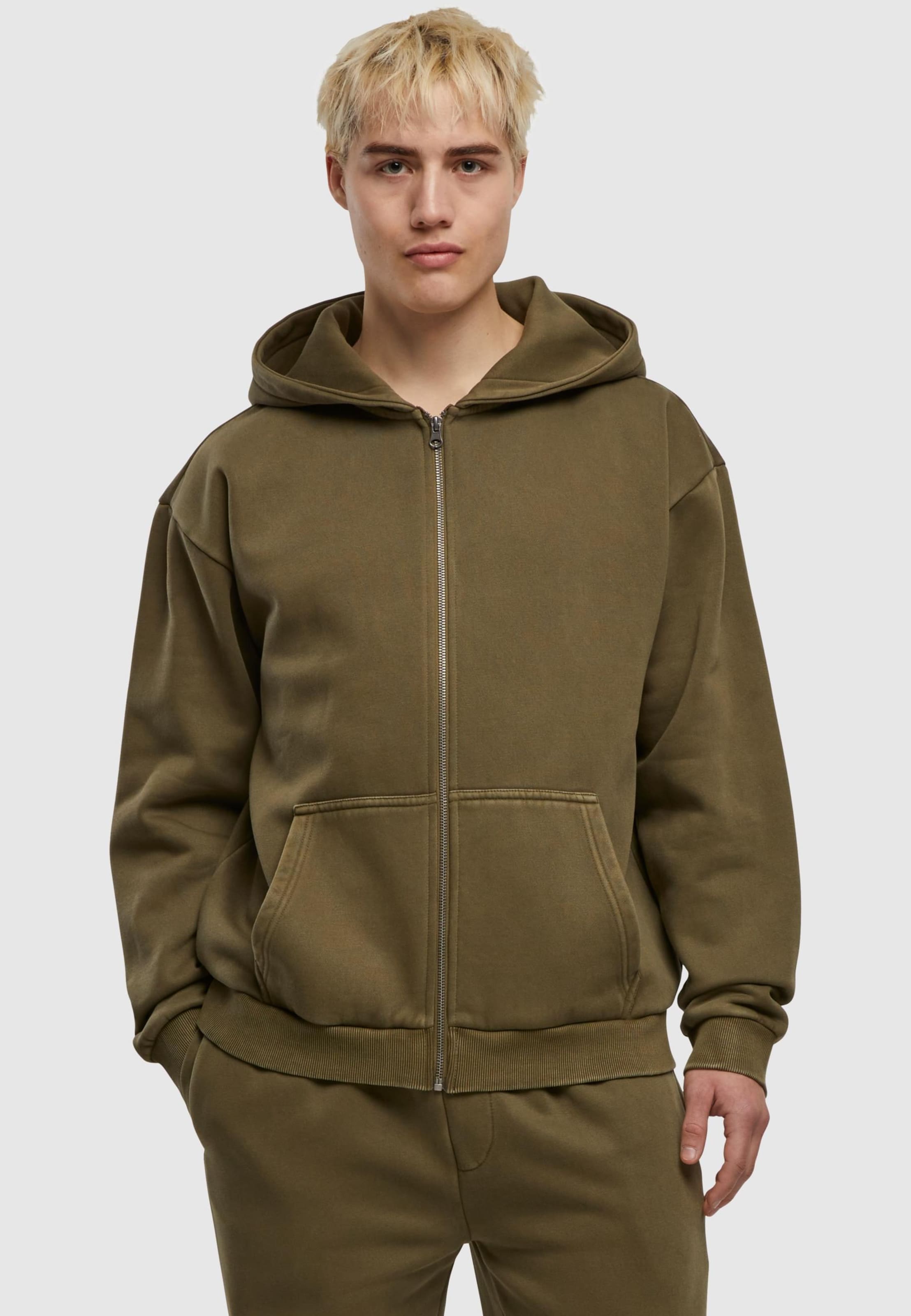 Urban Classics Vintage Heavy Zip Hoodie