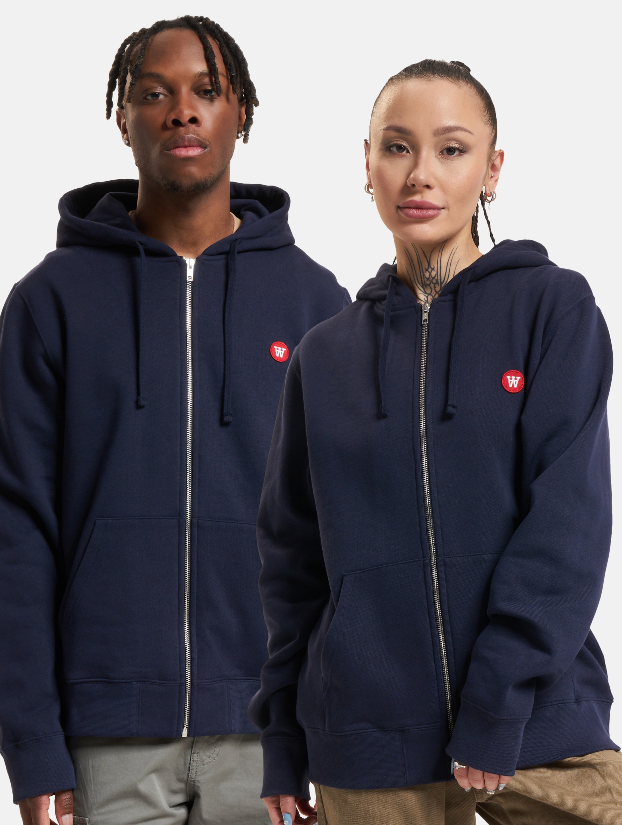 Wood Zan Patch Zip Hoodie