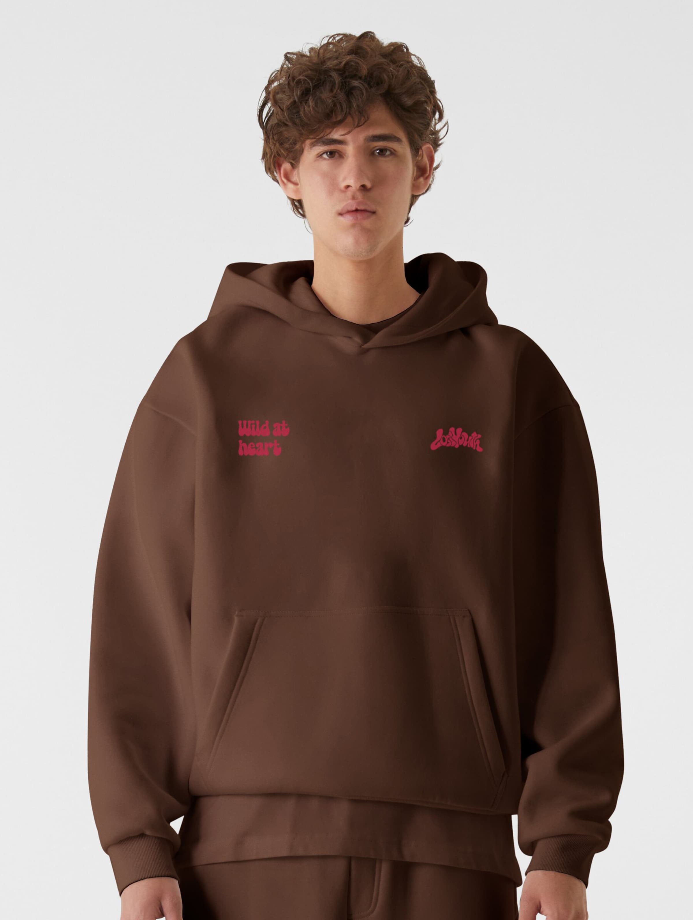 Lost Youth Oversized Wild At Heart Hoodie