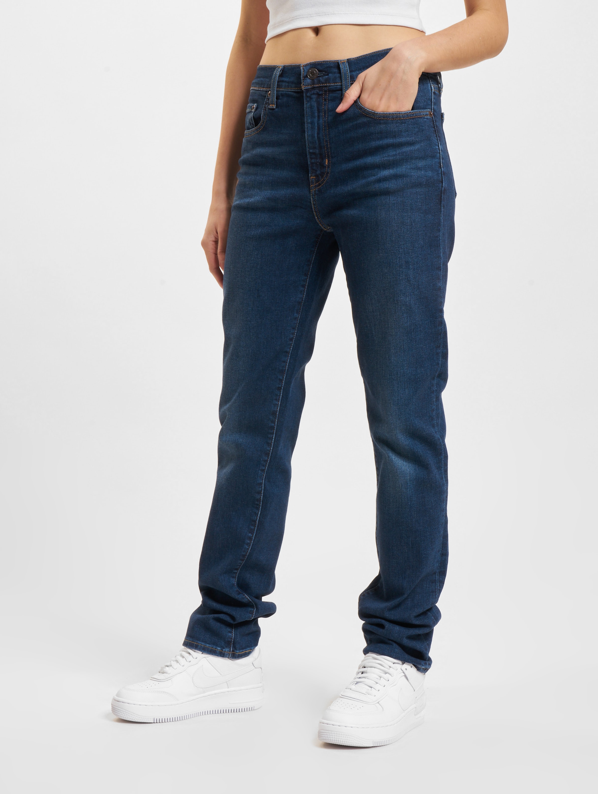 Levi's 724 High Rise Straight Fit Jeans