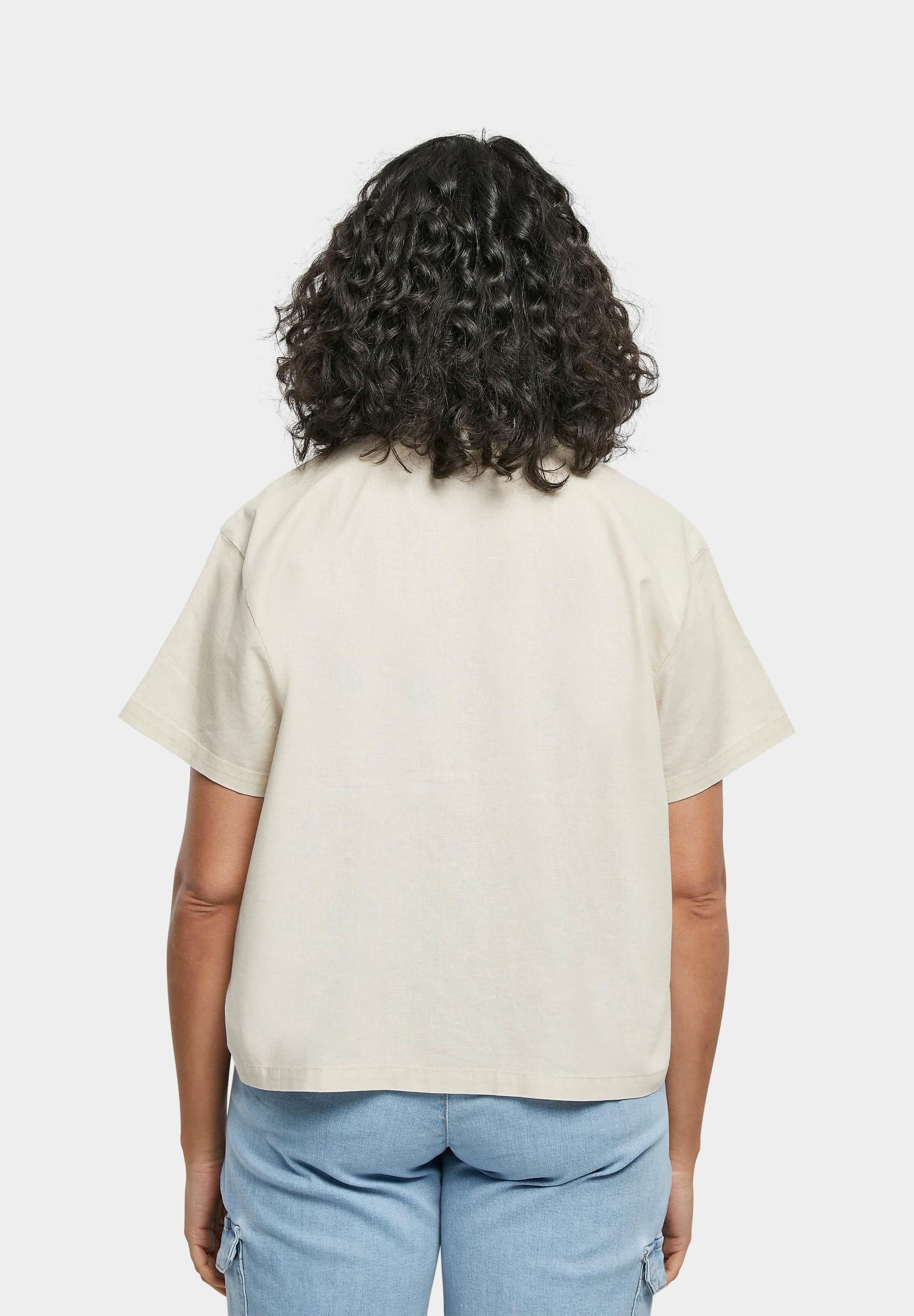 Urban Classics Ladies Linen Mixed Resort Shirt