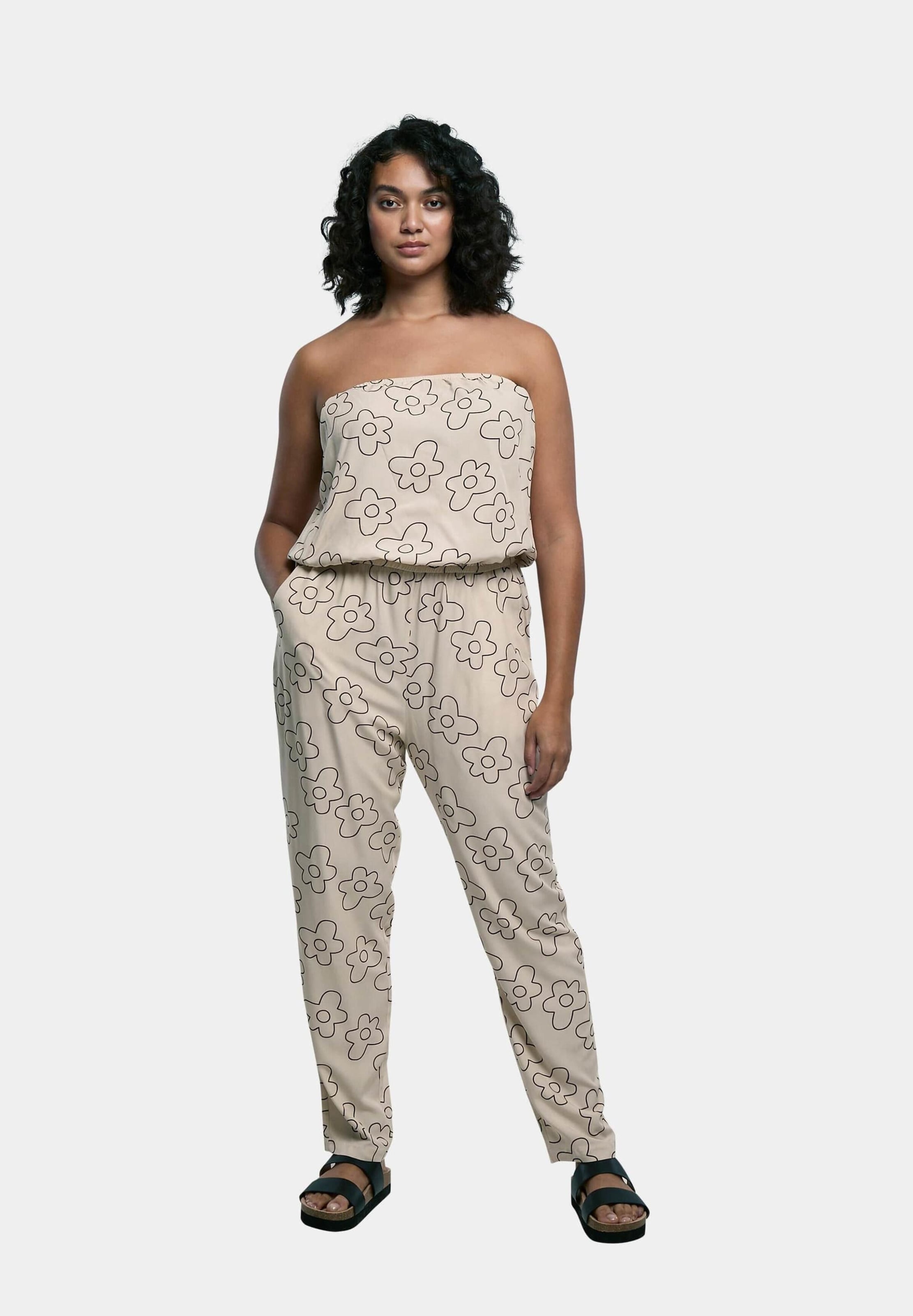 Urban Classics Ladies Viscose Bandeau Jumpsuit