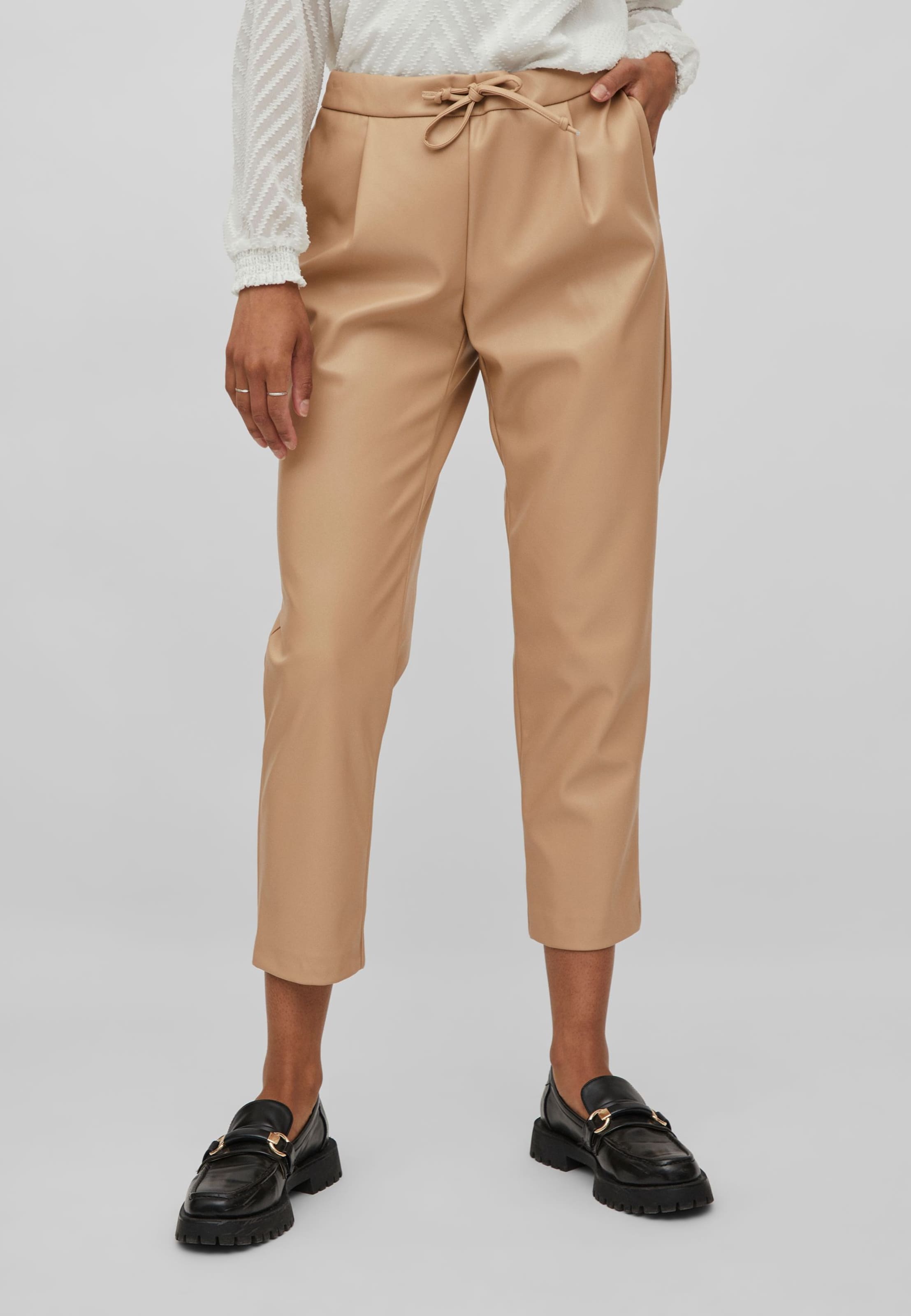 Vila Vinille Rw Coated 7/8 Pants - Noos