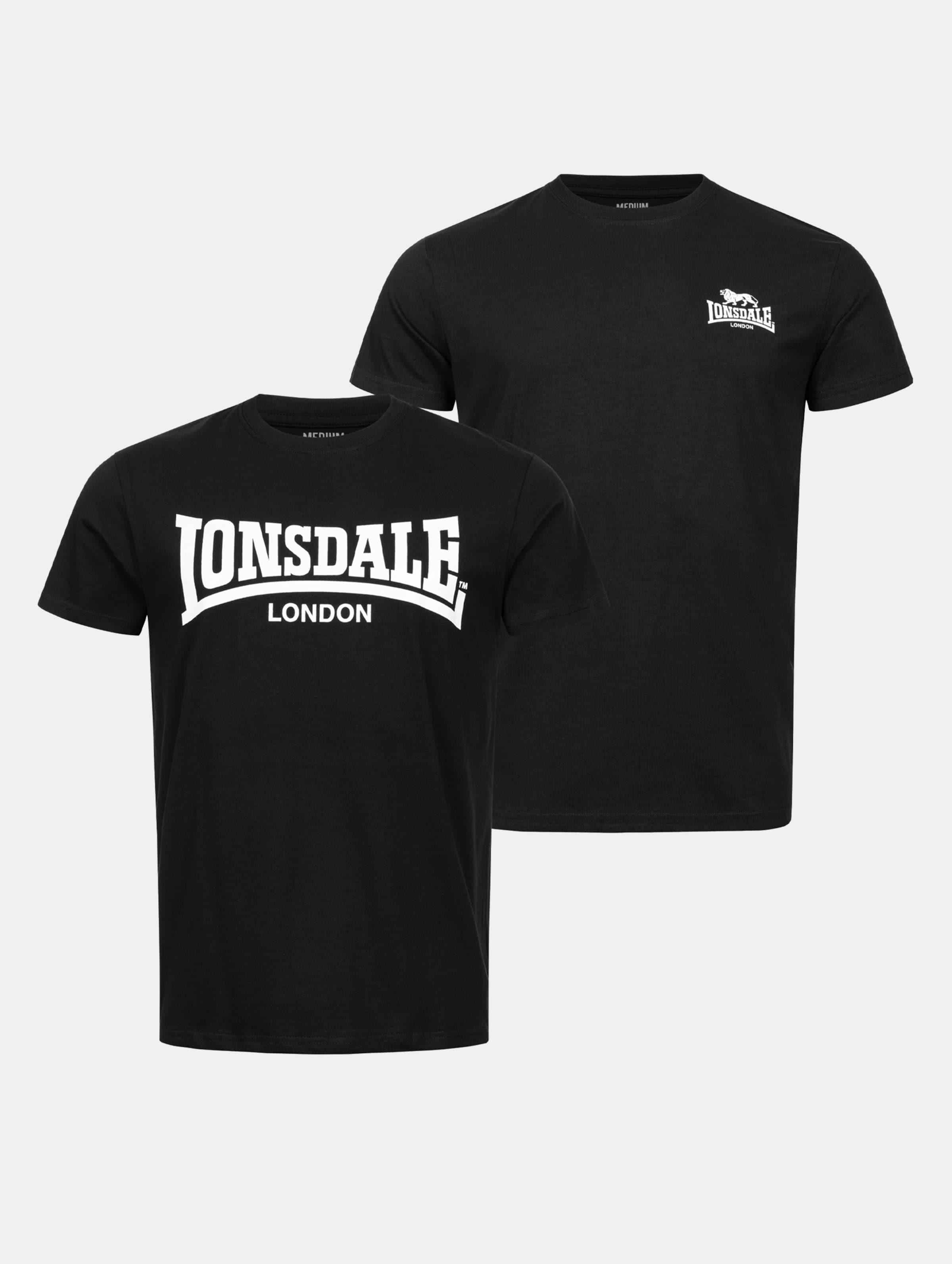 Lonsdale London Piddinghoe Double Pack T-Shirt