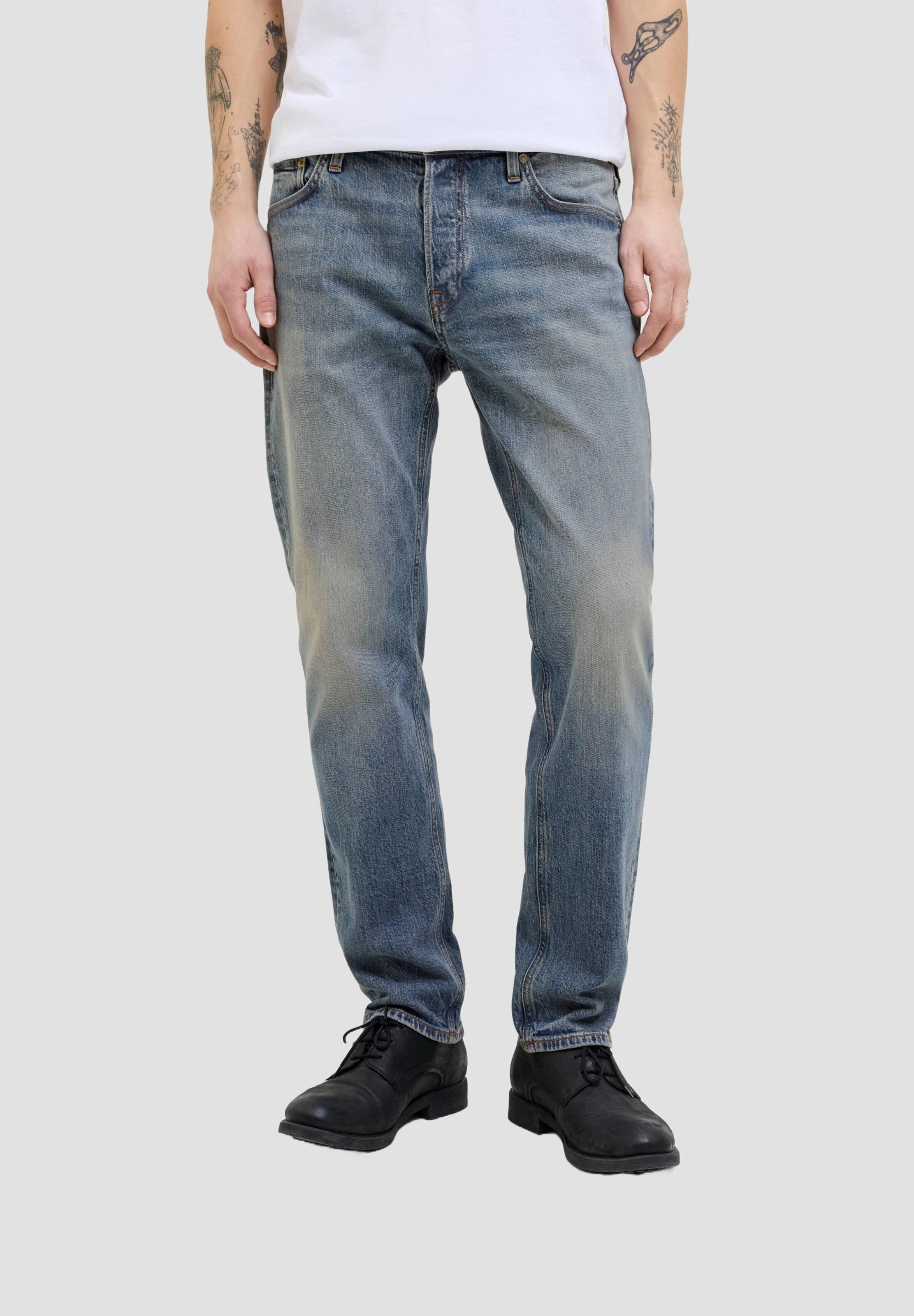 Jack and Jones & Mike Original Sbd 556 Tapered Fit Jeans