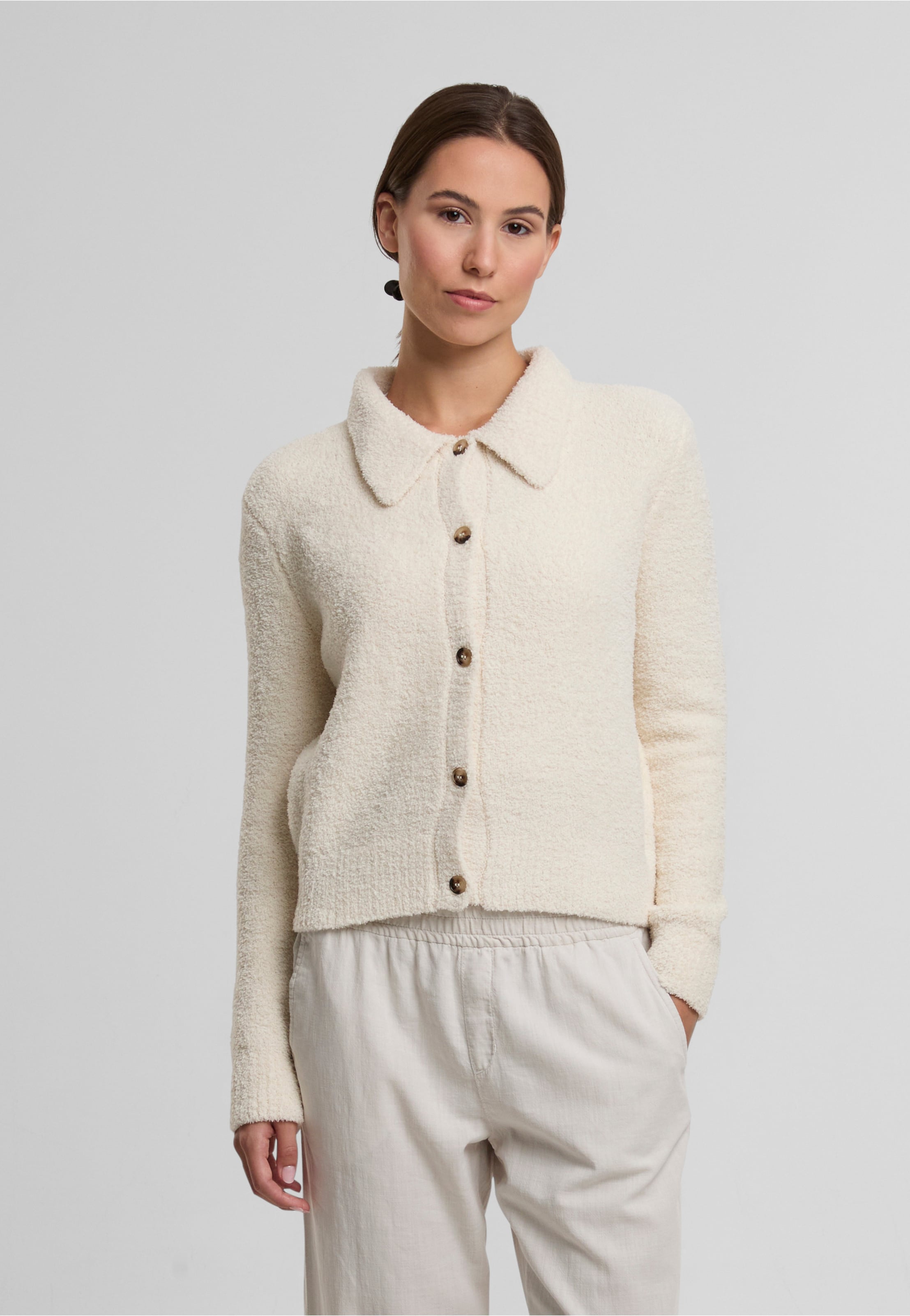 Noisy May NMTEDDA L/S POLO TEDDY KNIT CARDIGAN DD