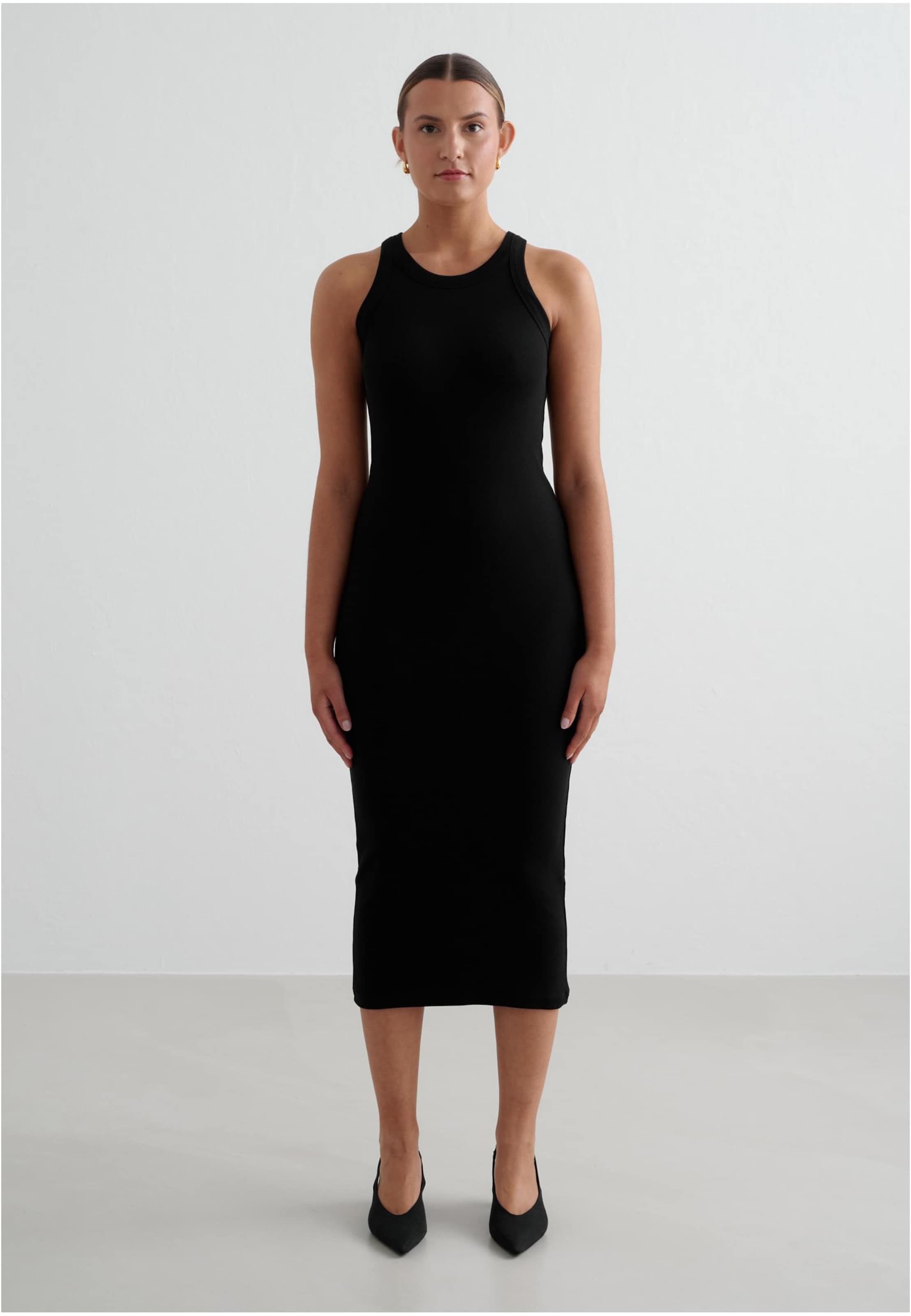 aimn Ease Ribbed Tank Dress