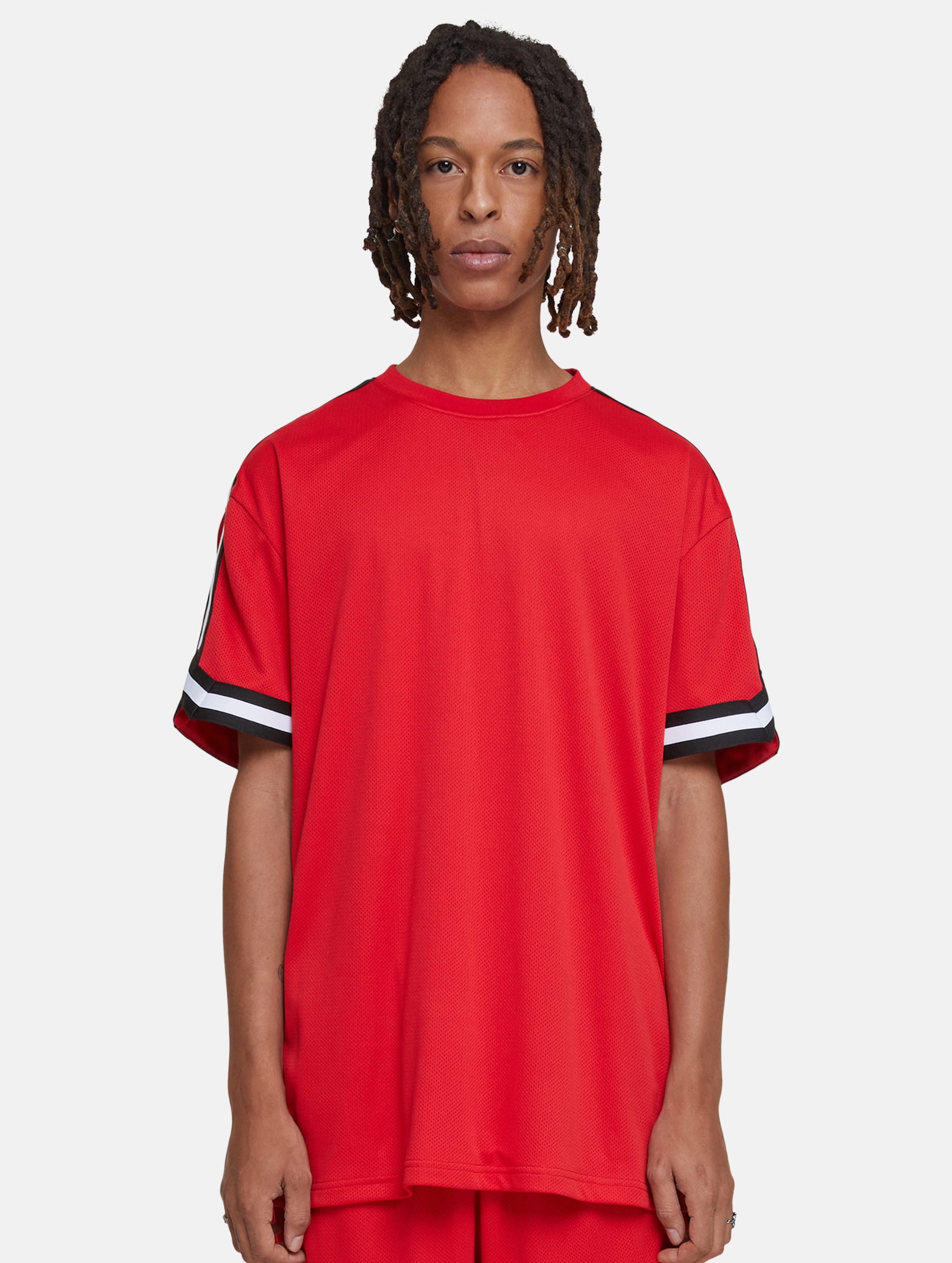 Urban Classics Oversized Stripes Mesh T-Shirt