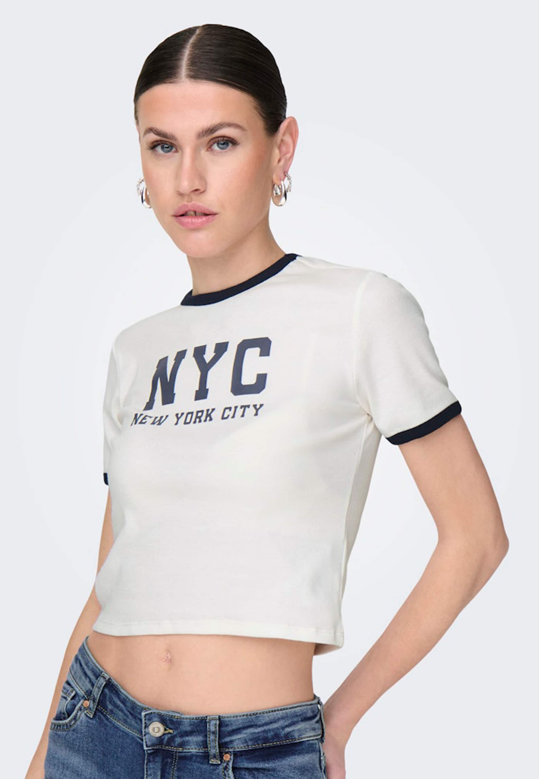 Only ONLVIKKA S/S RIB O-NECK SHORT TOP CS JRS