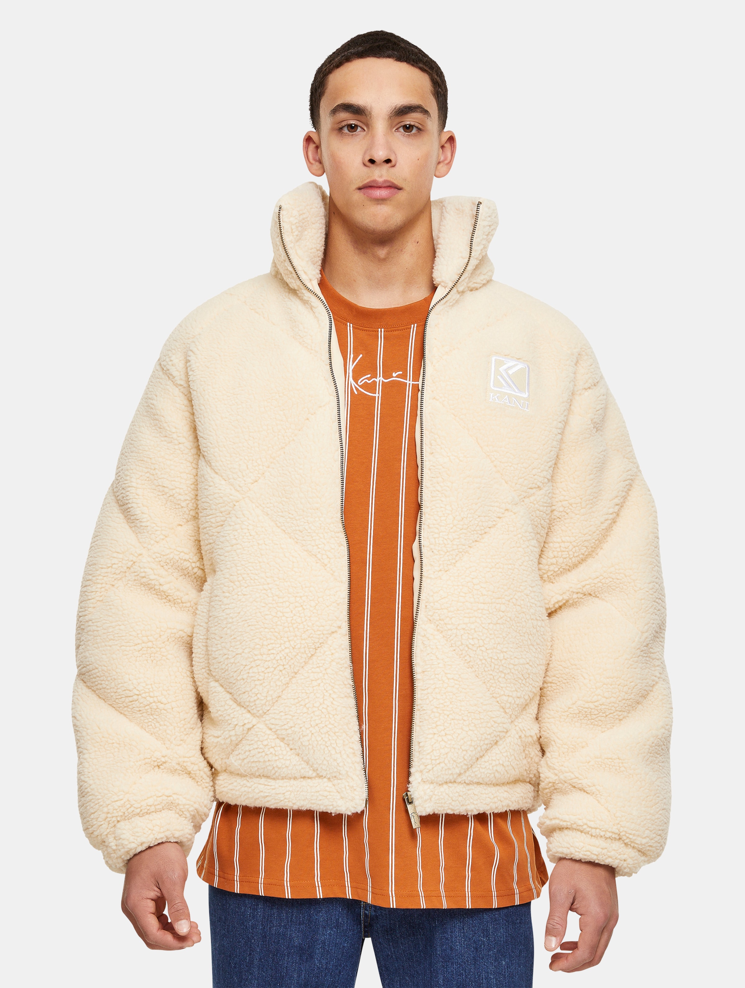 Karl Kani KK OG Rhombus Teddy Puffer Jacket