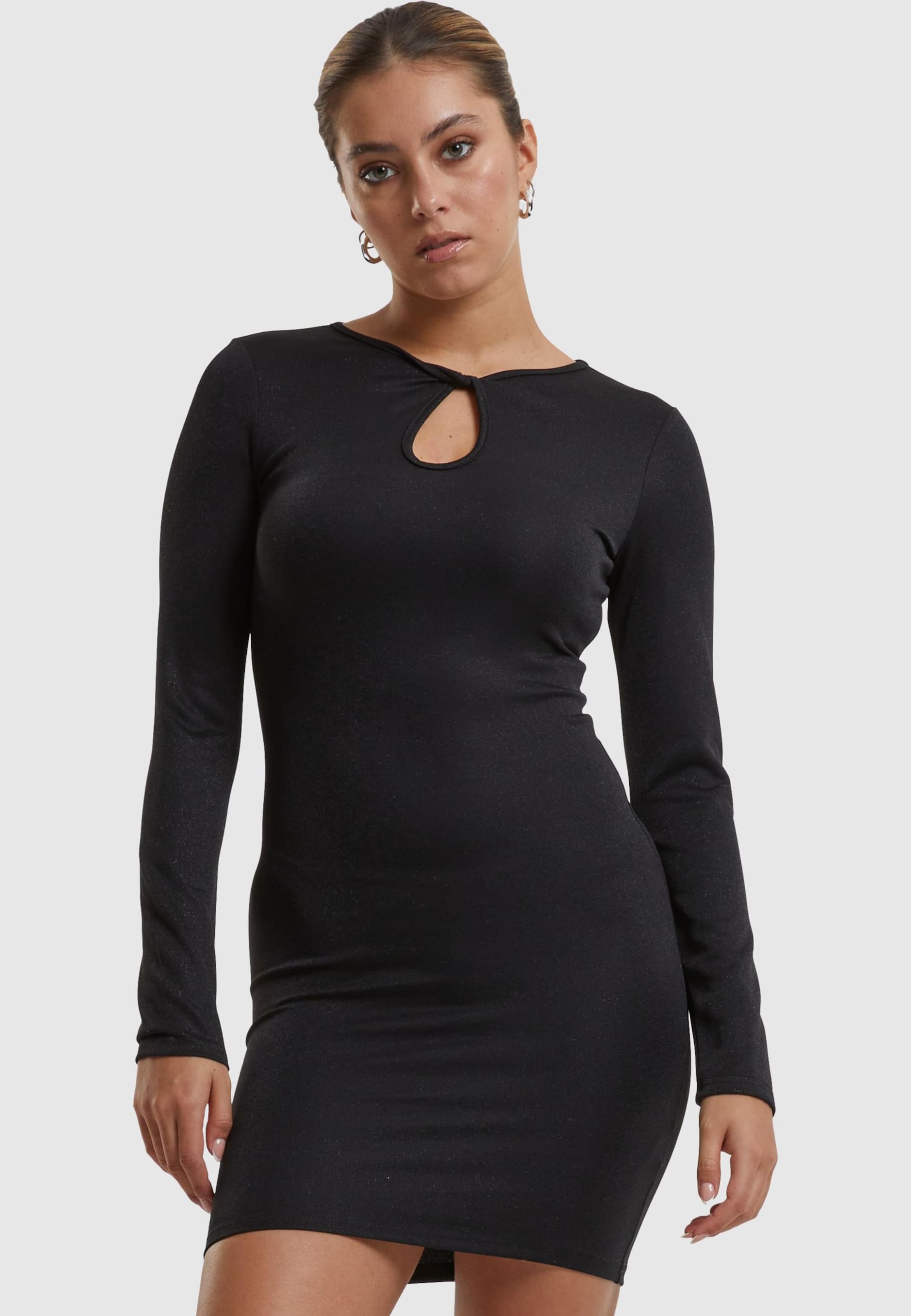 Urban Classics Ladies Glitter Longsleeve Dress