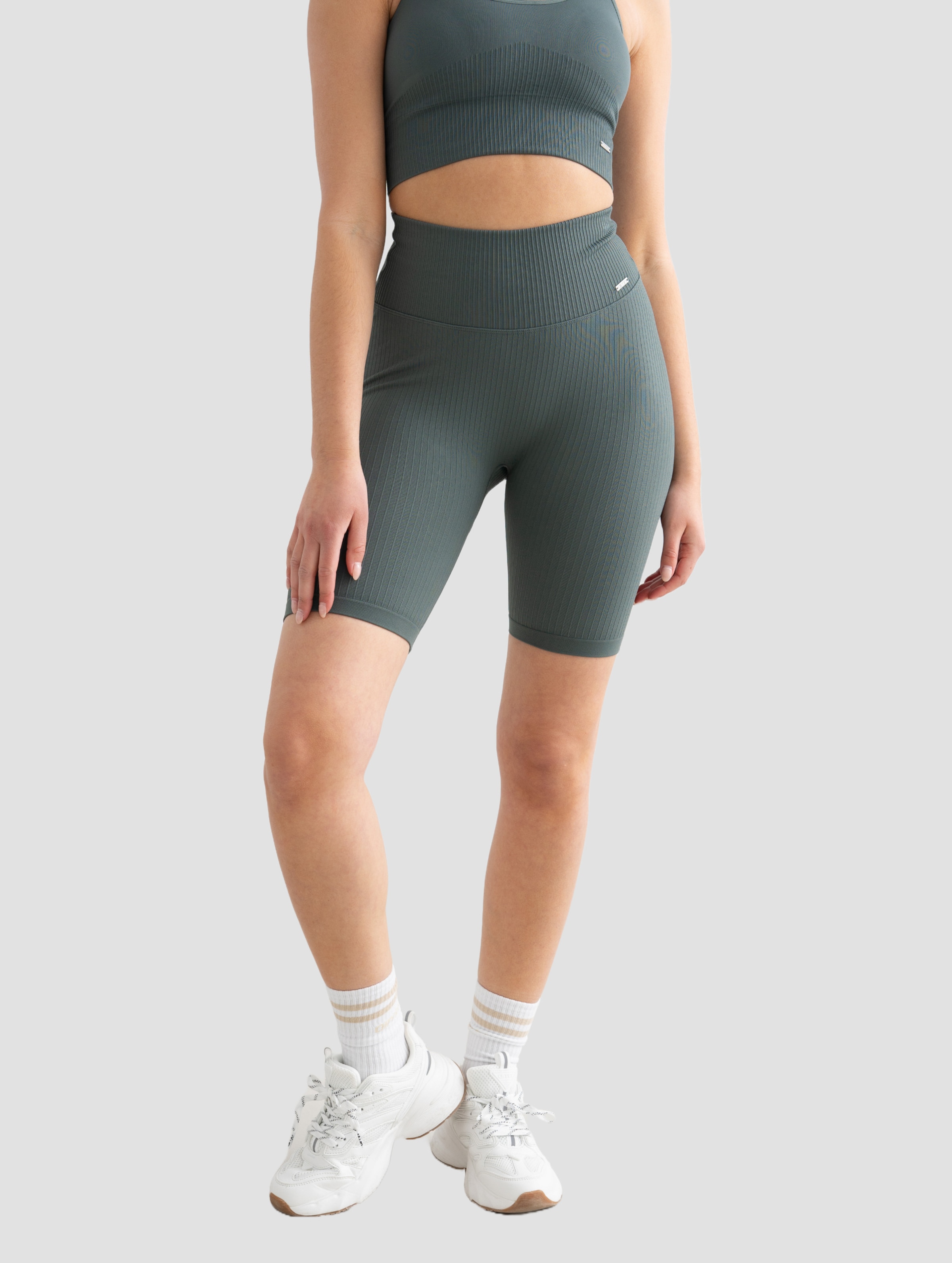 aimn aim'n Ribbed Seamless Biker Short