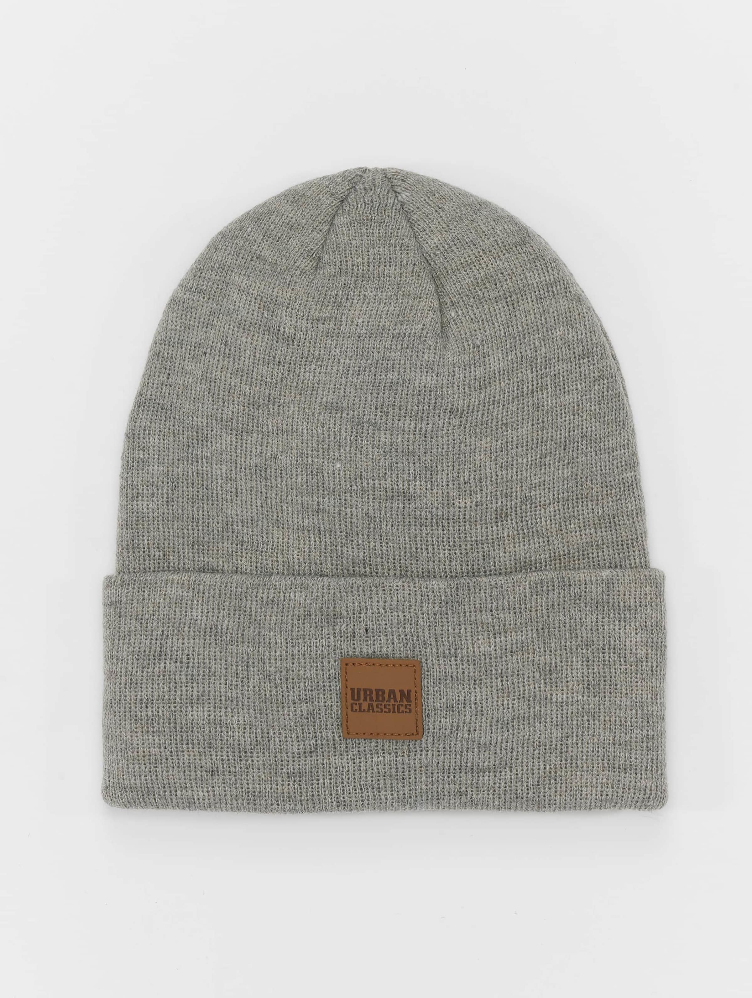 Urban Classics Leatherpatch Long Beanie