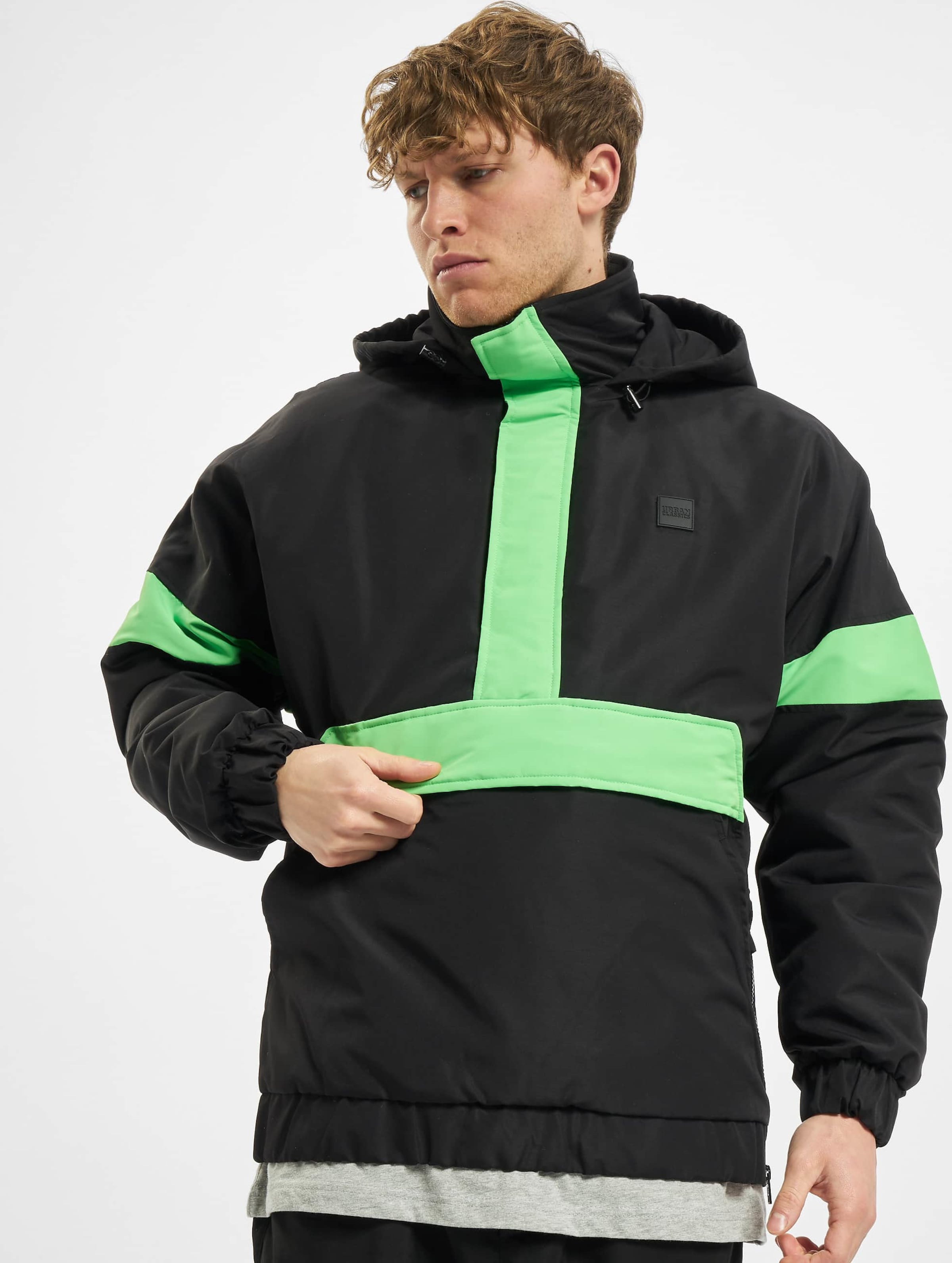 Urban Classics 3-Tone Neon Mix Pull Over Jacket
