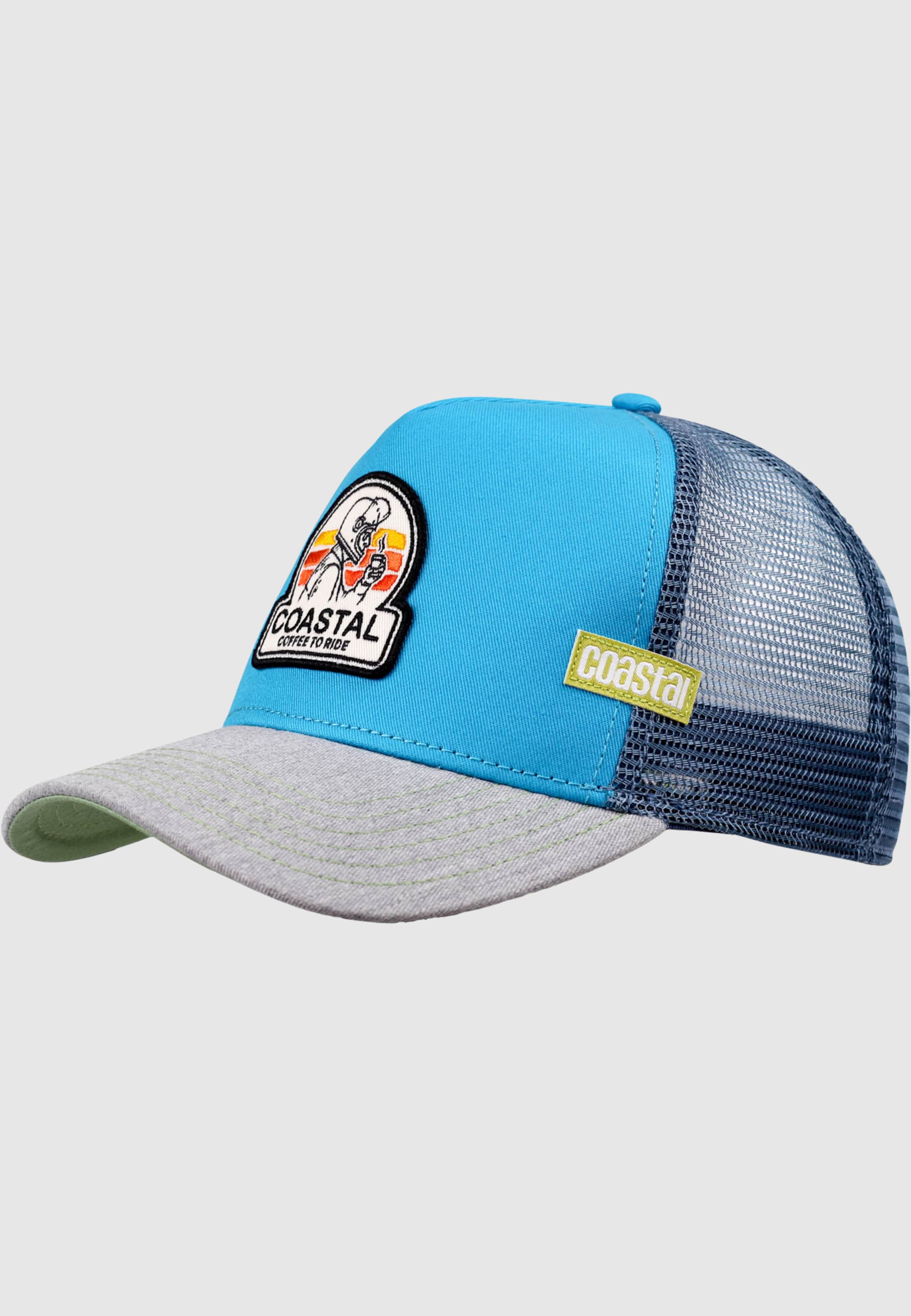 Coastal Trucker Cap HFT Coffee To Ride