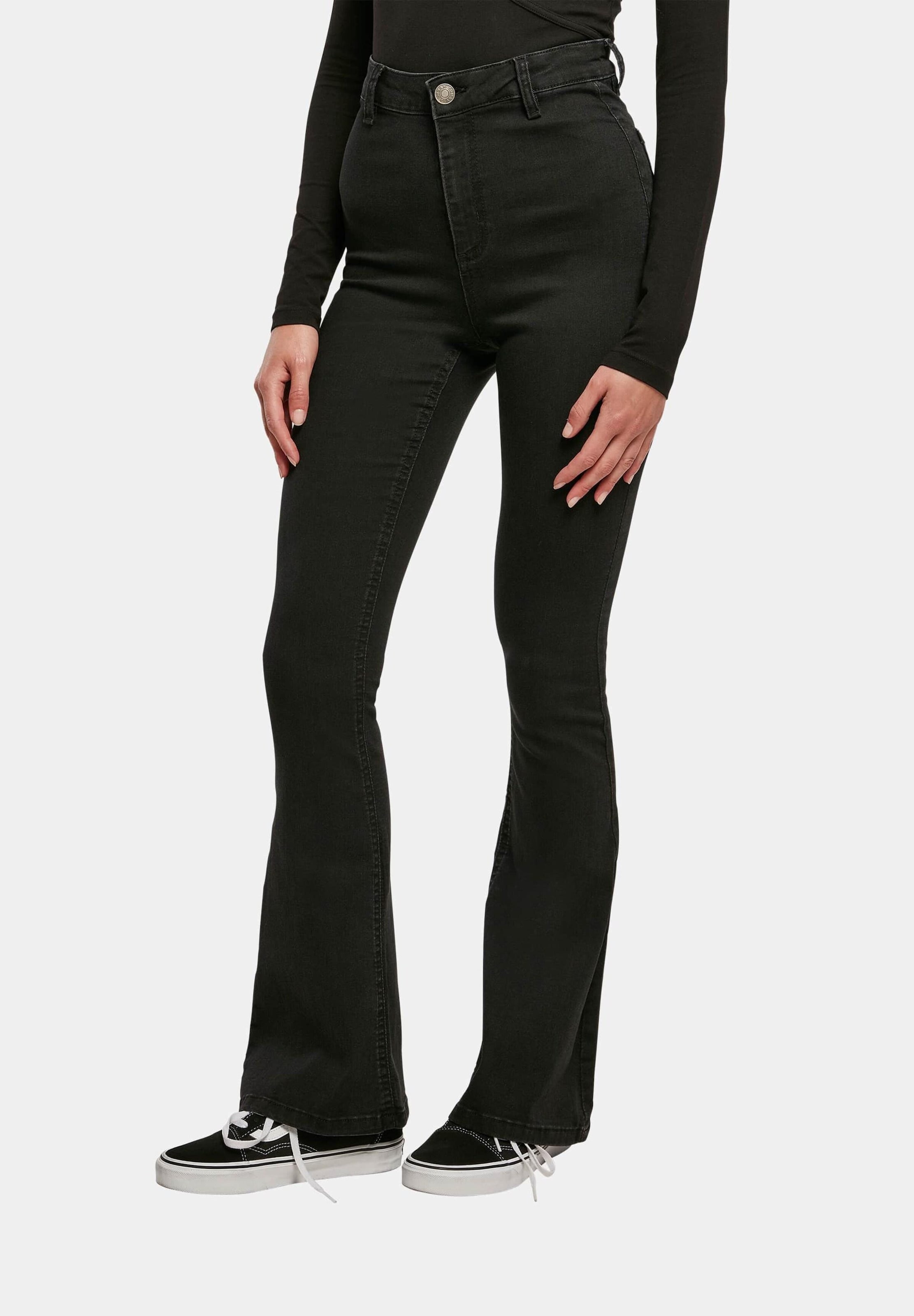 Urban Classics Ladies Super Stretch Bootcut Denim Pants