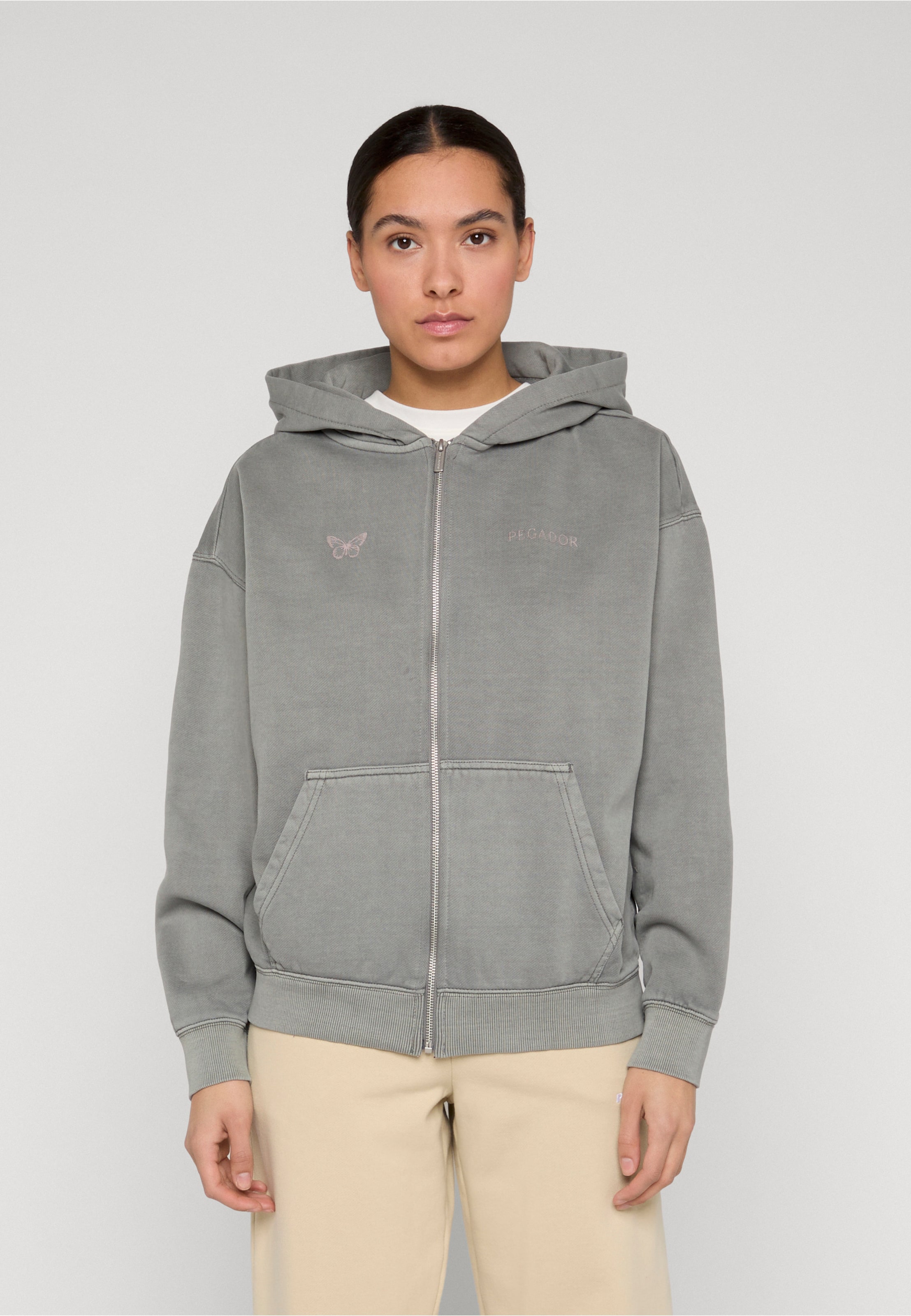 PEGADOR Nivelles Oversized Sweat Jacket