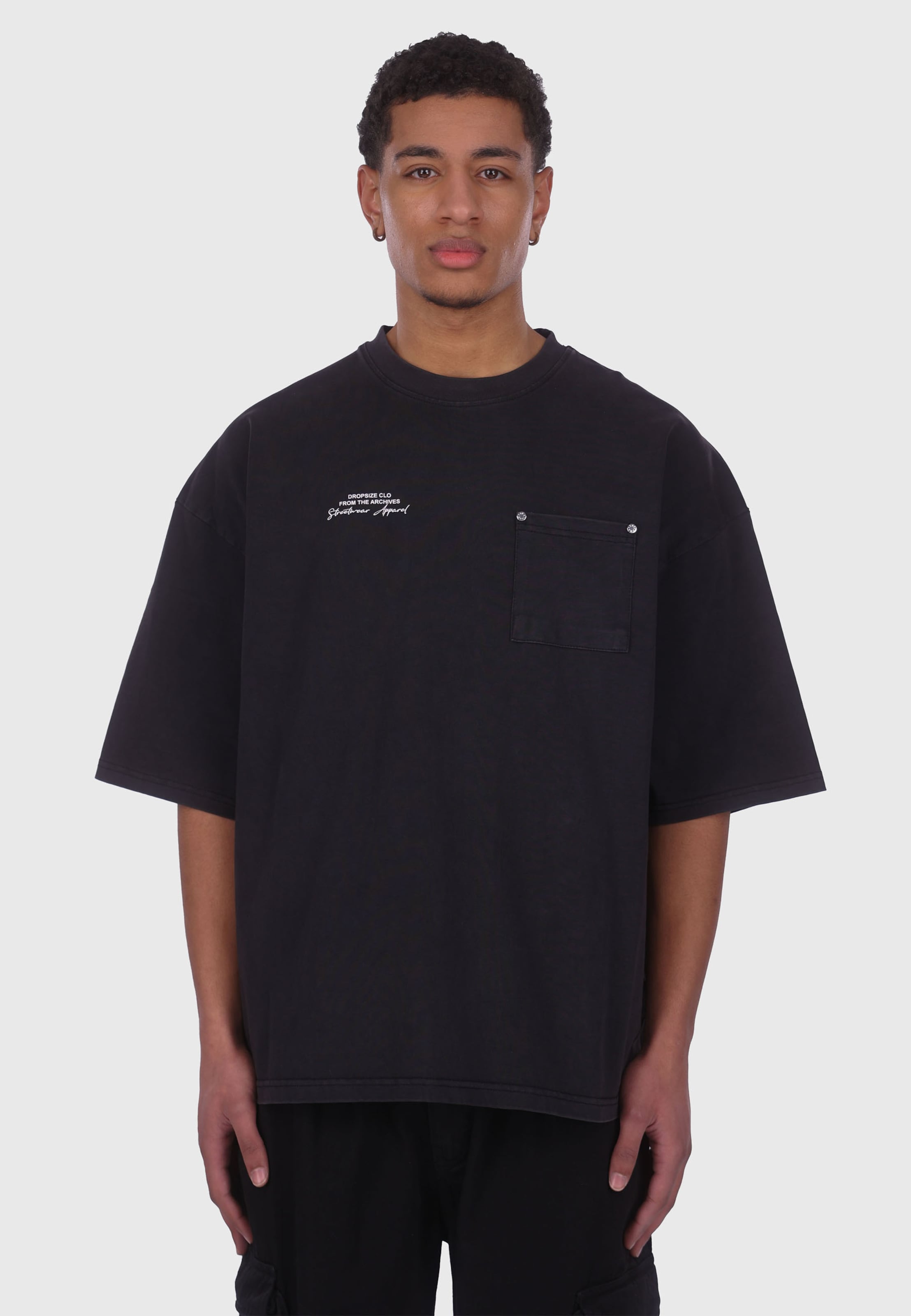 Dropsize HEAVY OVERSIZE POCKET T-SHIRT