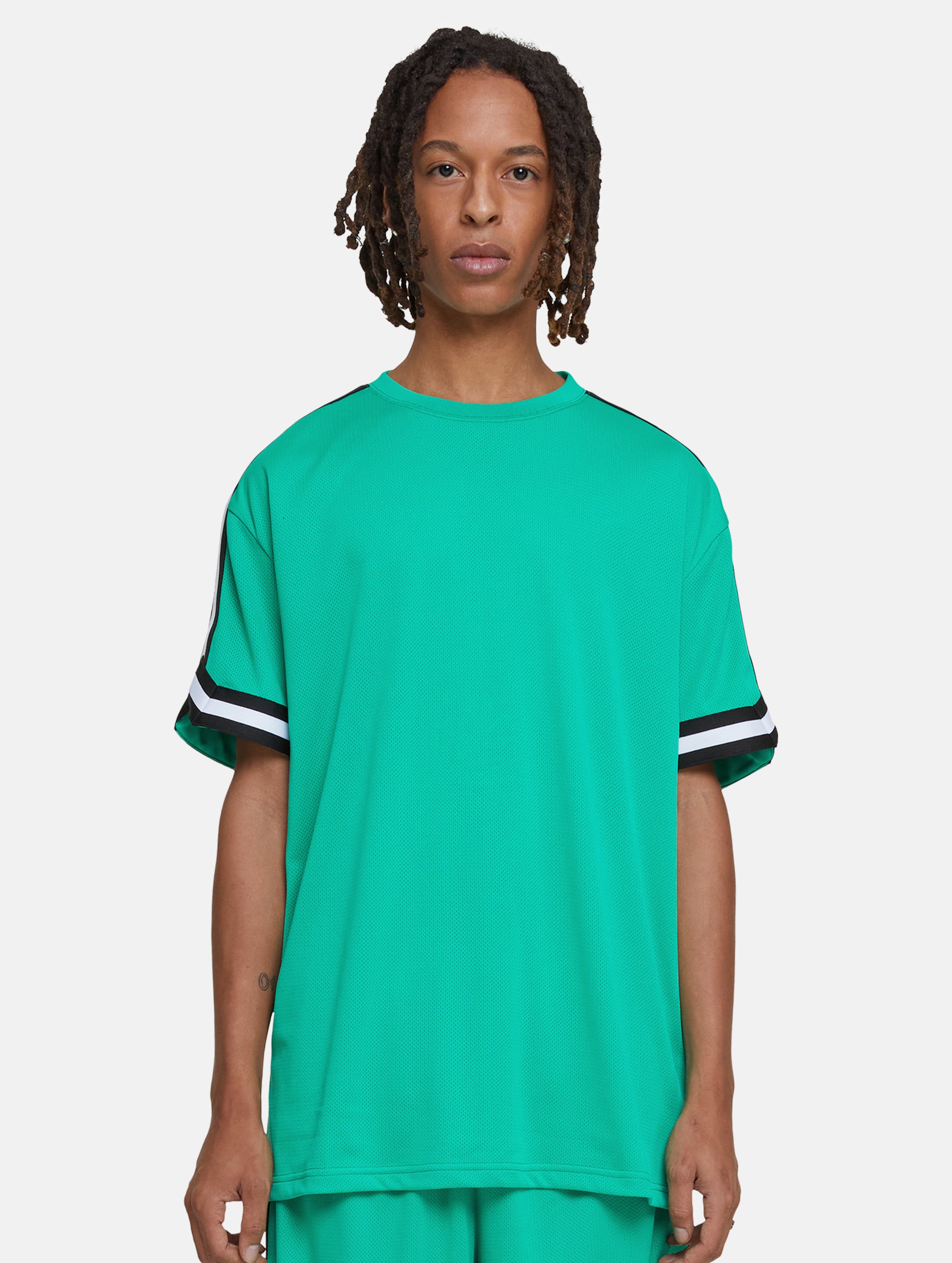 Urban Classics Oversized Stripes Mesh T-Shirt