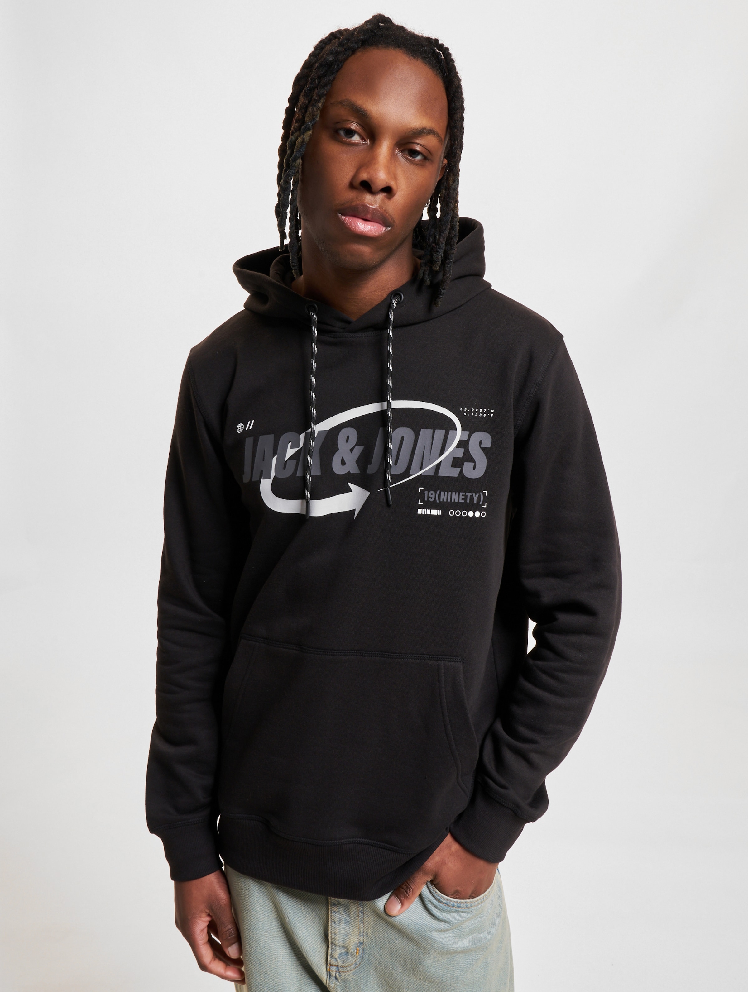 Jack & Jones Black Hoodie