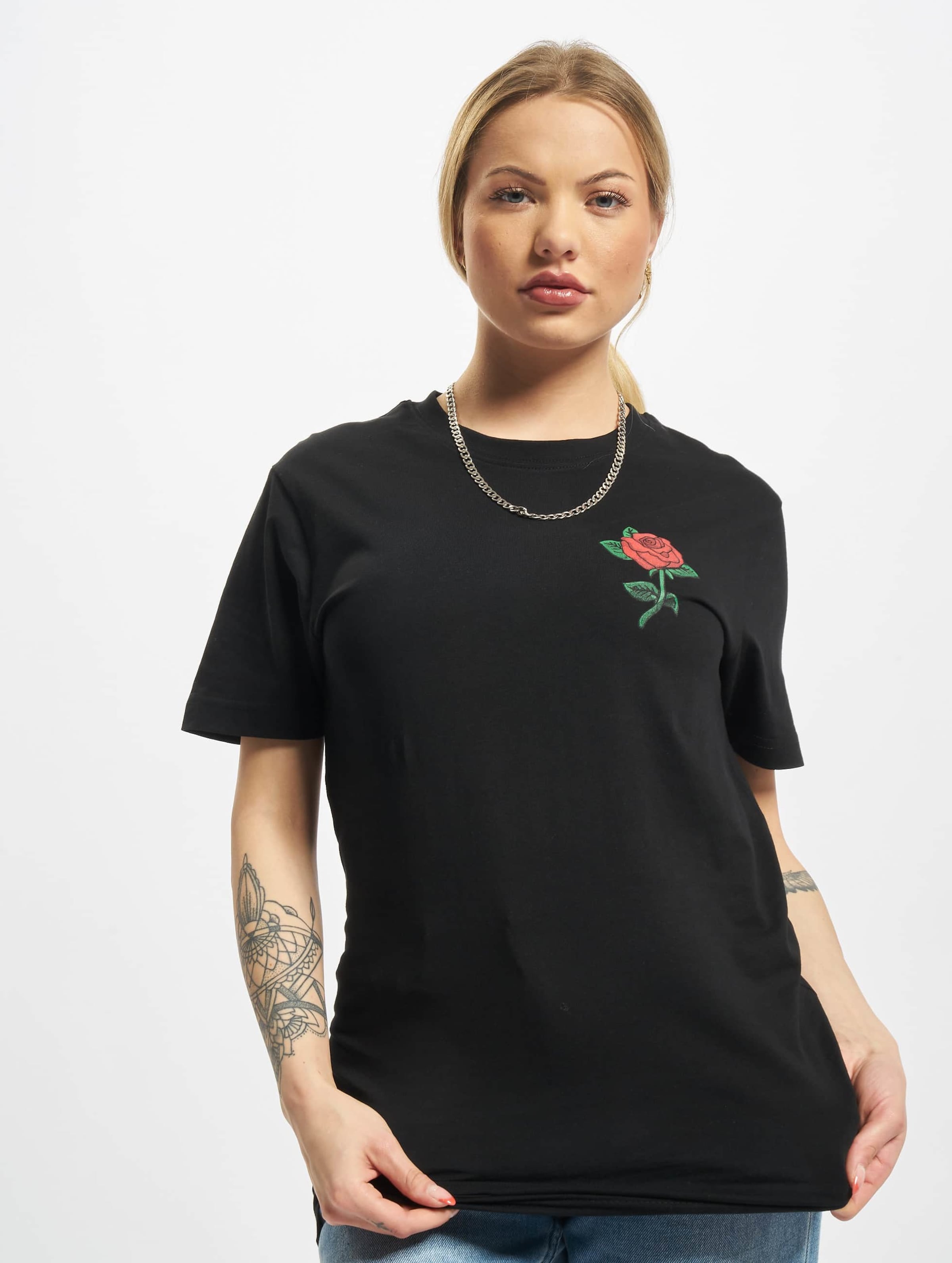 Mister Tee Ladies Rose T-Shirt